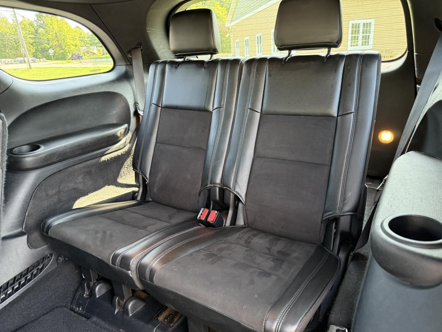 2019 Black /Black Dodge Durango GT Plus AWD (1C4RDJDGXKC) with an 3.6L V6 DOHC 24V engine, 8A transmission, located at 547 E. Main St., Orwell, OH, 44076, (440) 437-5893, 41.535435, -80.847855 - The 2019 Dodge Durango GT Plus AWD is a versatile SUV powered by a 3.6L Pentastar V6 engine paired with an 8-speed automatic transmission, offering 25 MPG on the highway and a 3,500-pound towing capacity. It features a leather interior with power front seats, heated front and second-row seats, tri-z - Photo#38