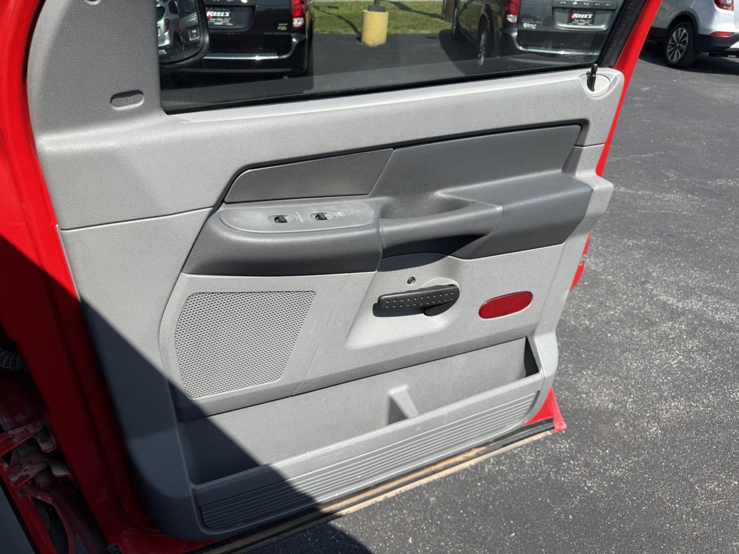 2008 Red /Gray Dodge Ram 1500 SLT Quad Cab 4WD (1D7HU18288S) with an 5.7L V8 OHV 16V engine, 5-Speed Automatic Overdrive transmission, located at 11115 Chardon Rd. , Chardon, OH, 44024, (440) 214-9705, 41.580246, -81.241943 - This 2008 Dodge Ram 1500 SLT Quad Cab has spent it's entire life down in Texas. Powered by the 5.7 HEMI V8 engine, 5 speed automatic transmission and 3.93 gearing this truck is rated to tow a respectable 7,450 pounds. On the inside you get a power drivers seat and an aftermarket radio with Bluetooth - Photo#39