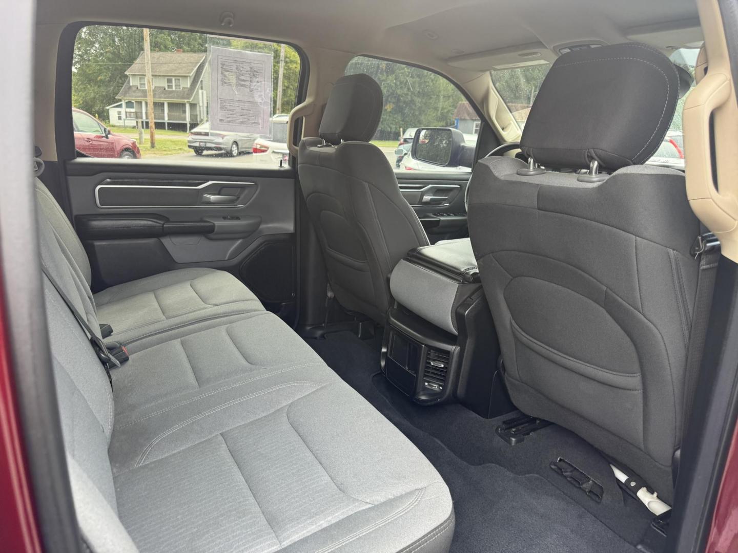 2019 Red /Black RAM 1500 Big Horn Crew Cab SWB 4WD (1C6SRFFTXKN) with an 5.7L V8 OHV 16V engine, Automatic transmission, located at 547 E. Main St., Orwell, OH, 44076, (440) 437-5893, 41.535435, -80.847855 - This 2019 Ram 1500 Big Horn Crew Cab 4WD with a 5.7L HEMI V8 and 8-speed automatic transmission offers robust performance with 395 horsepower and 410 lb-ft of torque, featuring a 3.92 axle ratio for a strong 11,340-pound towing capacity. It balances power with comfort and technology, boasting a 3.5" - Photo#42