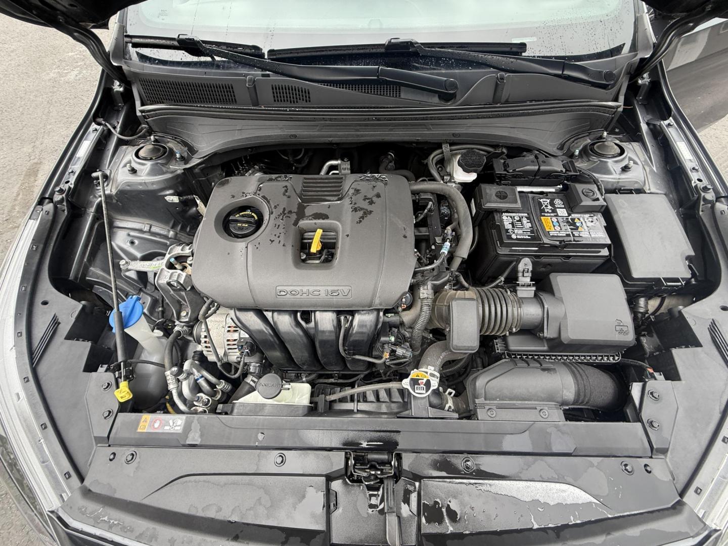2023 Gray /Black Kia Forte GT Line Auto (3KPF54AD6PE) with an 2.0L I4 DOHC 16V engine, Automatic transmission, located at 11115 Chardon Rd. , Chardon, OH, 44024, (440) 214-9705, 41.580246, -81.241943 - This 2023 Forte GT-Line with the 2.0 MPI engine offers an impressive 39 MPG highway and features full LED exterior lighting, a 4.2" gauge cluster screen, and a 10.25" touchscreen infotainment system with Apple CarPlay, Android Auto, and built-in navigation. Comfort and convenience are enhanced with - Photo#14