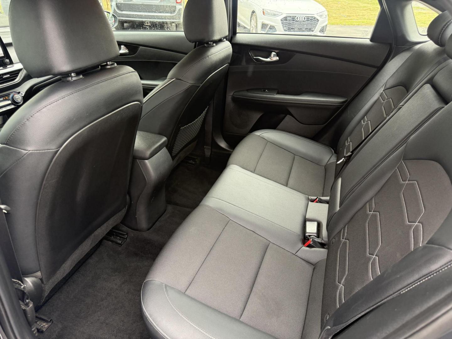 2023 Gray /Black Kia Forte GT Line Auto (3KPF54AD6PE) with an 2.0L I4 DOHC 16V engine, Automatic transmission, located at 11115 Chardon Rd. , Chardon, OH, 44024, (440) 214-9705, 41.580246, -81.241943 - This 2023 Forte GT-Line with the 2.0 MPI engine offers an impressive 39 MPG highway and features full LED exterior lighting, a 4.2" gauge cluster screen, and a 10.25" touchscreen infotainment system with Apple CarPlay, Android Auto, and built-in navigation. Comfort and convenience are enhanced with - Photo#35