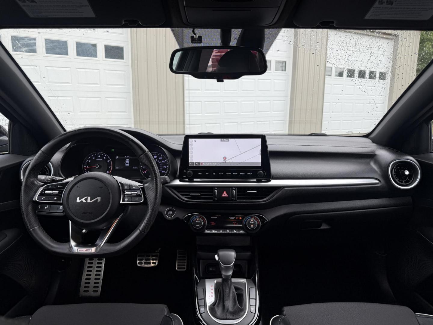 2023 Gray /Black Kia Forte GT Line Auto (3KPF54AD6PE) with an 2.0L I4 DOHC 16V engine, Automatic transmission, located at 11115 Chardon Rd. , Chardon, OH, 44024, (440) 214-9705, 41.580246, -81.241943 - This 2023 Forte GT-Line with the 2.0 MPI engine offers an impressive 39 MPG highway and features full LED exterior lighting, a 4.2" gauge cluster screen, and a 10.25" touchscreen infotainment system with Apple CarPlay, Android Auto, and built-in navigation. Comfort and convenience are enhanced with - Photo#37