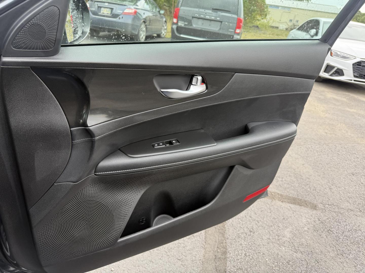 2023 Gray /Black Kia Forte GT Line Auto (3KPF54AD6PE) with an 2.0L I4 DOHC 16V engine, Automatic transmission, located at 11115 Chardon Rd. , Chardon, OH, 44024, (440) 214-9705, 41.580246, -81.241943 - This 2023 Forte GT-Line with the 2.0 MPI engine offers an impressive 39 MPG highway and features full LED exterior lighting, a 4.2" gauge cluster screen, and a 10.25" touchscreen infotainment system with Apple CarPlay, Android Auto, and built-in navigation. Comfort and convenience are enhanced with - Photo#46