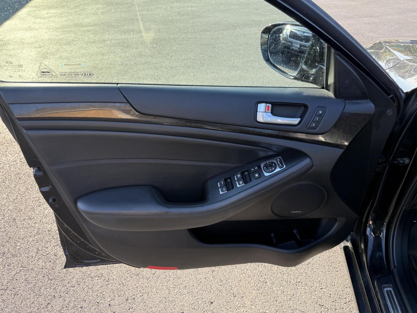 2015 Black /Black Kia Cadenza Premium (KNALN4D72F5) with an 3.3L V6 DOHC 24V engine, 6-Speed Automatic transmission, located at 11115 Chardon Rd. , Chardon, OH, 44024, (440) 214-9705, 41.580246, -81.241943 - This 2015 Kia Cadenza Premium offers a refined driving experience with its 3.3L V6 engine and 6-speed automatic transmission, achieving up to 28 MPG on the highway. Its upscale interior features Nappa leather, heated and cooled power front seats, heated rear seats, dual-zone automatic climate contro - Photo#16