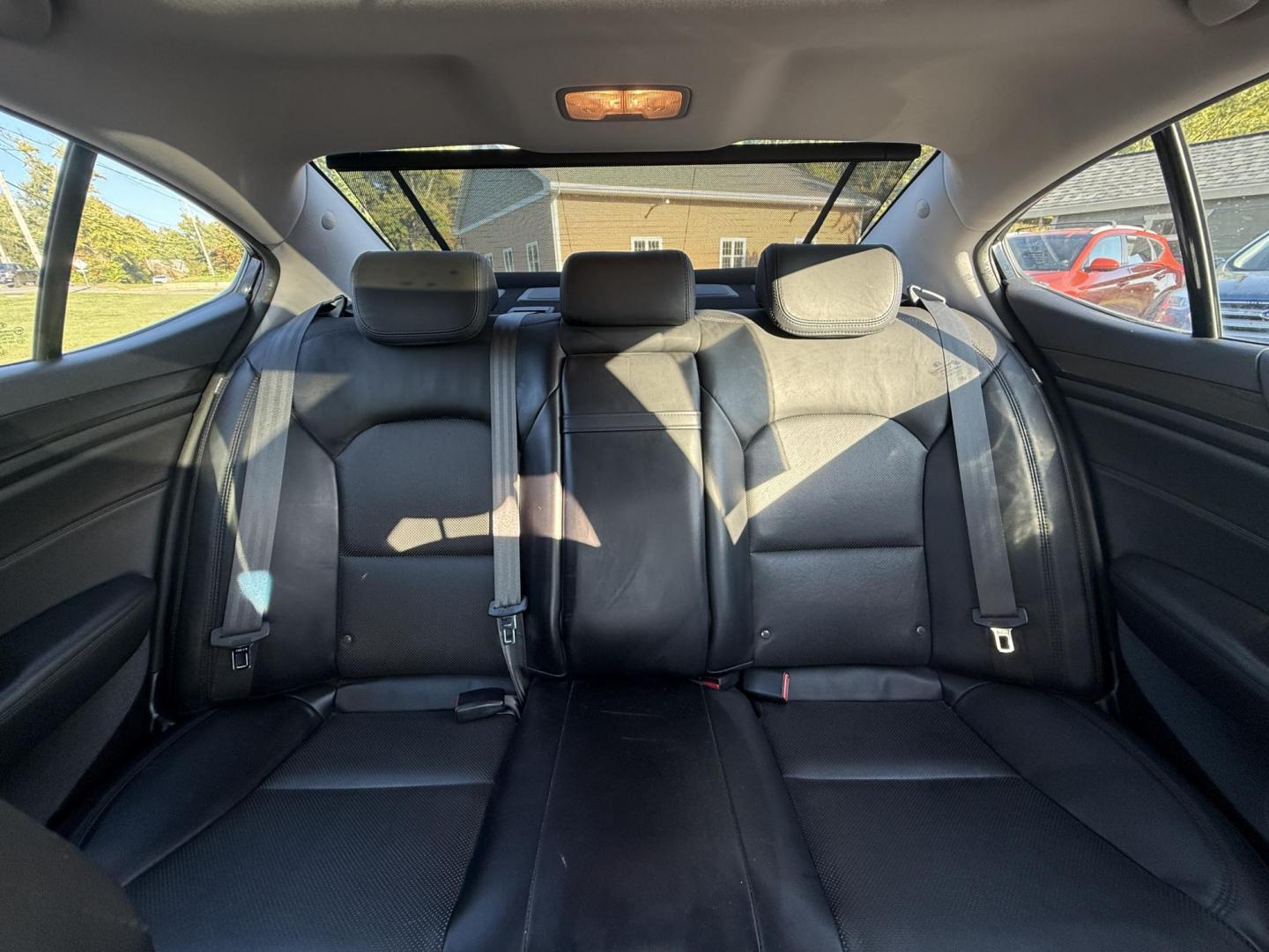 2015 Black /Black Kia Cadenza Premium (KNALN4D72F5) with an 3.3L V6 DOHC 24V engine, 6-Speed Automatic transmission, located at 11115 Chardon Rd. , Chardon, OH, 44024, (440) 214-9705, 41.580246, -81.241943 - This 2015 Kia Cadenza Premium offers a refined driving experience with its 3.3L V6 engine and 6-speed automatic transmission, achieving up to 28 MPG on the highway. Its upscale interior features Nappa leather, heated and cooled power front seats, heated rear seats, dual-zone automatic climate contro - Photo#33