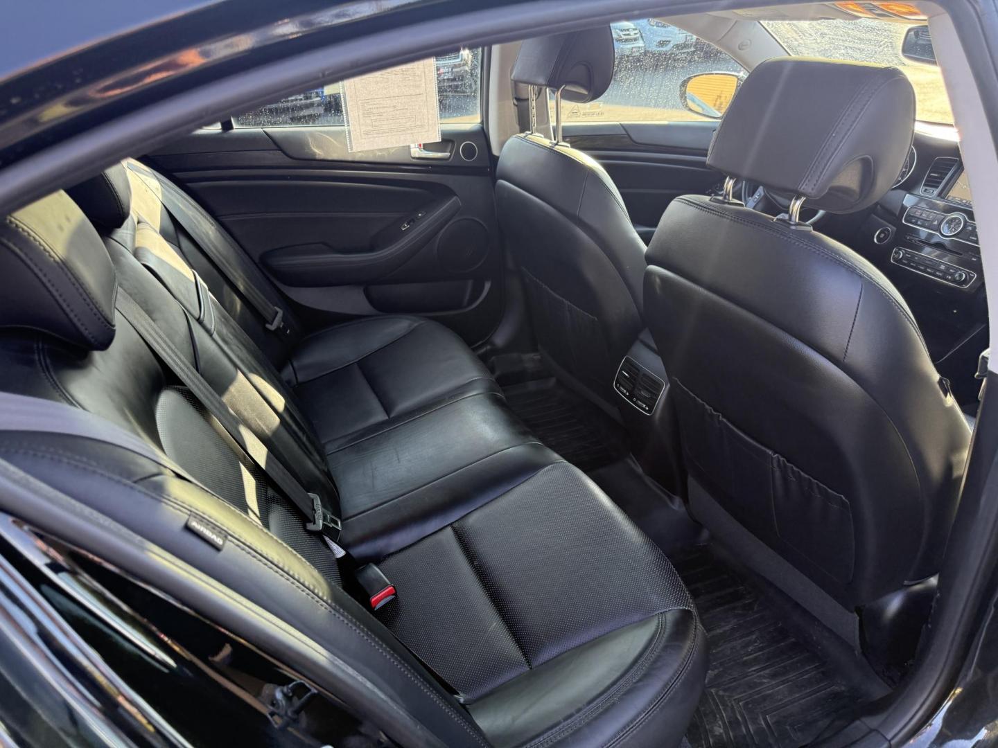 2015 Black /Black Kia Cadenza Premium (KNALN4D72F5) with an 3.3L V6 DOHC 24V engine, 6-Speed Automatic transmission, located at 11115 Chardon Rd. , Chardon, OH, 44024, (440) 214-9705, 41.580246, -81.241943 - This 2015 Kia Cadenza Premium offers a refined driving experience with its 3.3L V6 engine and 6-speed automatic transmission, achieving up to 28 MPG on the highway. Its upscale interior features Nappa leather, heated and cooled power front seats, heated rear seats, dual-zone automatic climate contro - Photo#44