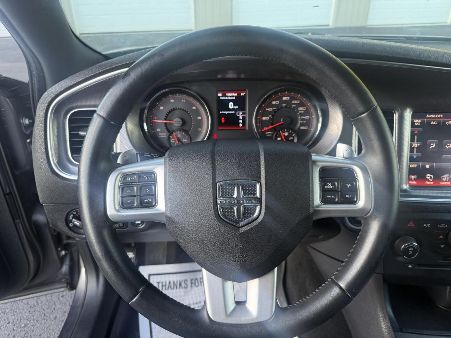 2014 Gray /Black Dodge Charger R/T AWD (2C3CDXDT6EH) with an 5.7L V8 OHV 16V engine, 5-Speed Automatic transmission, located at 547 E. Main St., Orwell, OH, 44076, (440) 437-5893, 41.535435, -80.847855 - This 2014 Dodge Charger R/T AWD is a powerful and stylish full-size sedan equipped with a 5.7L HEMI V8 engine that delivers 370 horsepower and 395 lb-ft of torque. Featuring a 5-speed automatic transmission and all-wheel drive, it accelerates from 0 to 60 mph in approximately 5.2 seconds, offering i - Photo#24