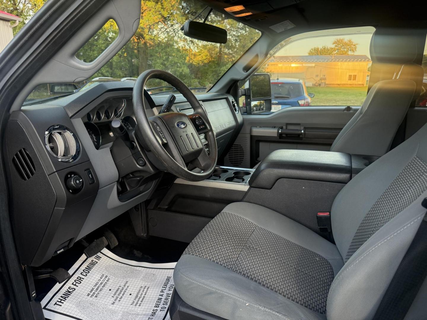 2016 Tan /Gray Ford F-250 SD XLT Crew Cab 4WD (1FT7W2B61GE) with an 6.2L V8 OHV 16V engine, 6-Speed Automatic transmission, located at 547 E. Main St., Orwell, OH, 44076, (440) 437-5893, 41.535435, -80.847855 - This 2016 Ford F-250 XLT Crew Cab is a powerful and capable heavy-duty pickup truck, equipped with a robust 6.2L V8 engine and a 6-speed automatic transmission. Designed for serious work, it features 3.73 gearing and boasts an impressive towing capacity of up to 12,500 pounds, making it ideal for ha - Photo#18