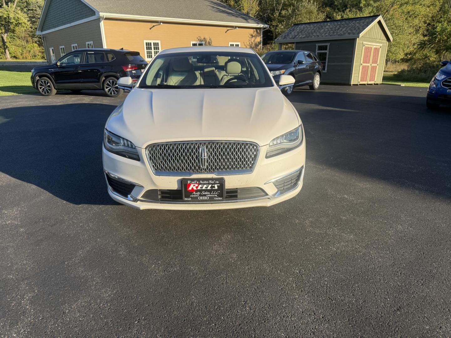2017 White /White Lincoln MKZ Hybrid Select (3LN6L5LU2HR) with an 2.0L L4 DOHC 16V HYBRID engine, Automatic transmission, located at 547 E. Main St., Orwell, OH, 44076, (440) 437-5893, 41.535435, -80.847855 - Photo#1