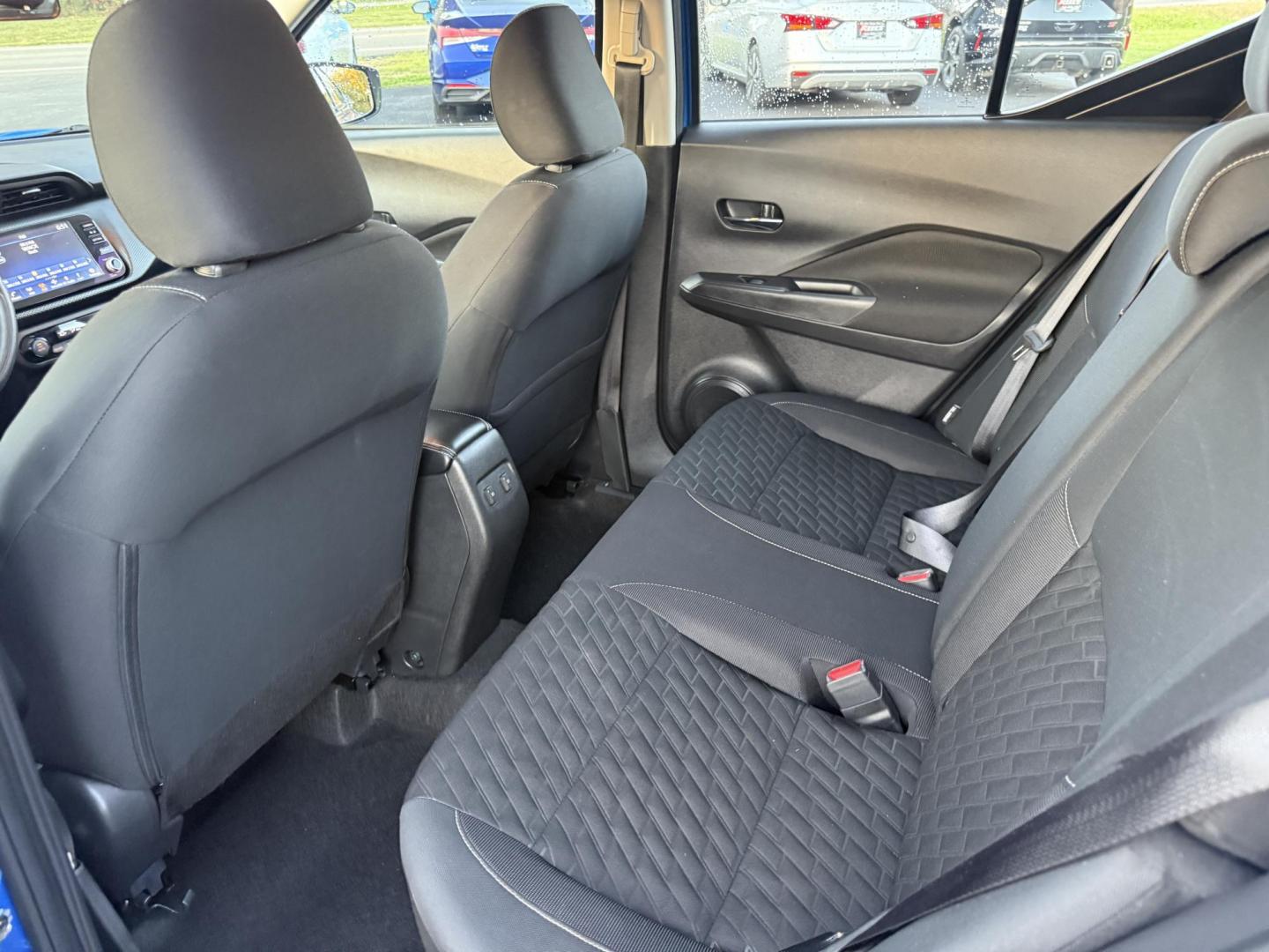 2021 Blue /Black Nissan Kicks SV (3N1CP5CV8ML) with an 1.6L I4 engine, Automatic transmission, located at 11115 Chardon Rd. , Chardon, OH, 44024, (440) 214-9705, 41.580246, -81.241943 - This One Owner 2021 Nissan Kicks SV is powered by a fuel-efficient 1.6L I4 engine delivering up to 36 MPG on the highway, and comes well-equipped with an 8.0" touchscreen featuring Apple CarPlay and Android Auto, adaptive cruise control, lane departure warning, and blind spot monitoring. Additional - Photo#29
