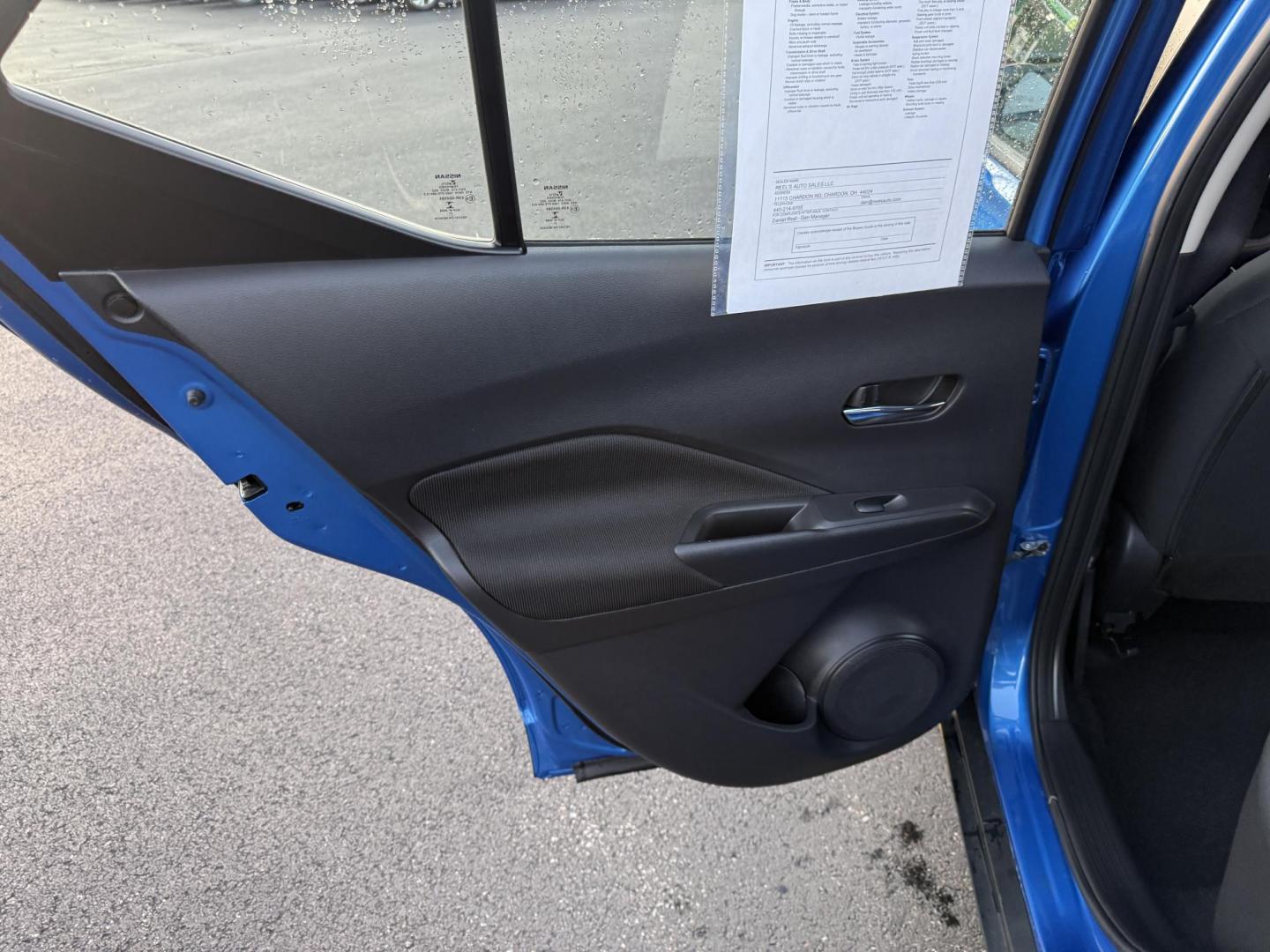 2021 Blue /Black Nissan Kicks SV (3N1CP5CV8ML) with an 1.6L I4 engine, Automatic transmission, located at 11115 Chardon Rd. , Chardon, OH, 44024, (440) 214-9705, 41.580246, -81.241943 - This One Owner 2021 Nissan Kicks SV is powered by a fuel-efficient 1.6L I4 engine delivering up to 36 MPG on the highway, and comes well-equipped with an 8.0" touchscreen featuring Apple CarPlay and Android Auto, adaptive cruise control, lane departure warning, and blind spot monitoring. Additional - Photo#30