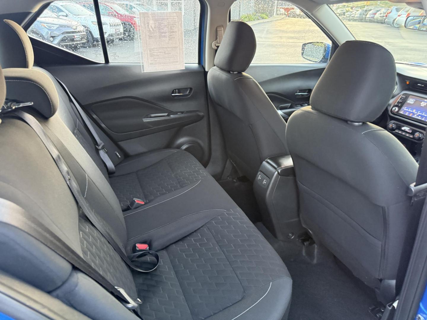 2021 Blue /Black Nissan Kicks SV (3N1CP5CV8ML) with an 1.6L I4 engine, Automatic transmission, located at 11115 Chardon Rd. , Chardon, OH, 44024, (440) 214-9705, 41.580246, -81.241943 - This One Owner 2021 Nissan Kicks SV is powered by a fuel-efficient 1.6L I4 engine delivering up to 36 MPG on the highway, and comes well-equipped with an 8.0" touchscreen featuring Apple CarPlay and Android Auto, adaptive cruise control, lane departure warning, and blind spot monitoring. Additional - Photo#35