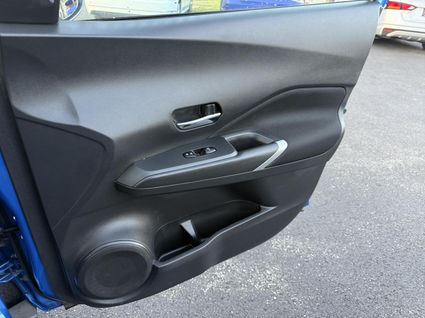 2021 Blue /Black Nissan Kicks SV (3N1CP5CV8ML) with an 1.6L I4 engine, Automatic transmission, located at 11115 Chardon Rd. , Chardon, OH, 44024, (440) 214-9705, 41.580246, -81.241943 - This One Owner 2021 Nissan Kicks SV is powered by a fuel-efficient 1.6L I4 engine delivering up to 36 MPG on the highway, and comes well-equipped with an 8.0" touchscreen featuring Apple CarPlay and Android Auto, adaptive cruise control, lane departure warning, and blind spot monitoring. Additional - Photo#40