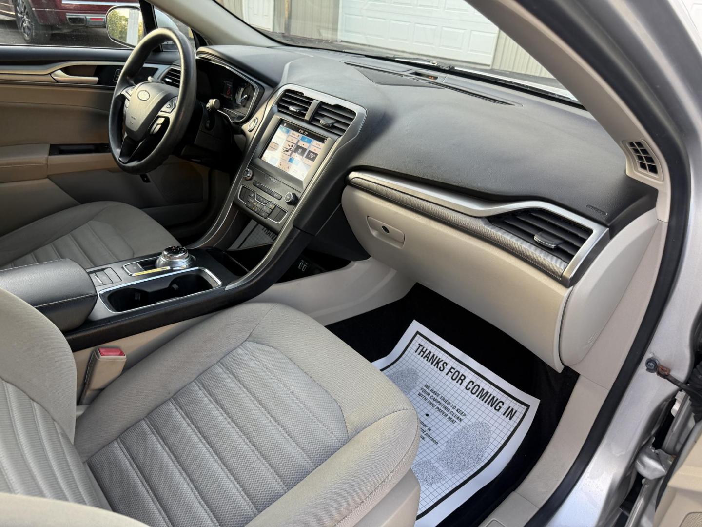 2019 Silver /Black Ford Fusion Hybrid SE (3FA6P0LU3KR) with an 2.0L I4 DOHC 16V HYBRID engine, Automatic transmission, located at 547 E. Main St., Orwell, OH, 44076, (440) 437-5893, 41.535435, -80.847855 - This 2019 Ford Fusion SE Hybrid SE is a well-appointed midsize sedan that skillfully blends fuel efficiency, comfort, and the latest driver-assist technology. Powered by a 2.0-liter inline-four hybrid engine, it delivers an impressive 42 MPG combined, making it a smart choice for those seeking to sa - Photo#40