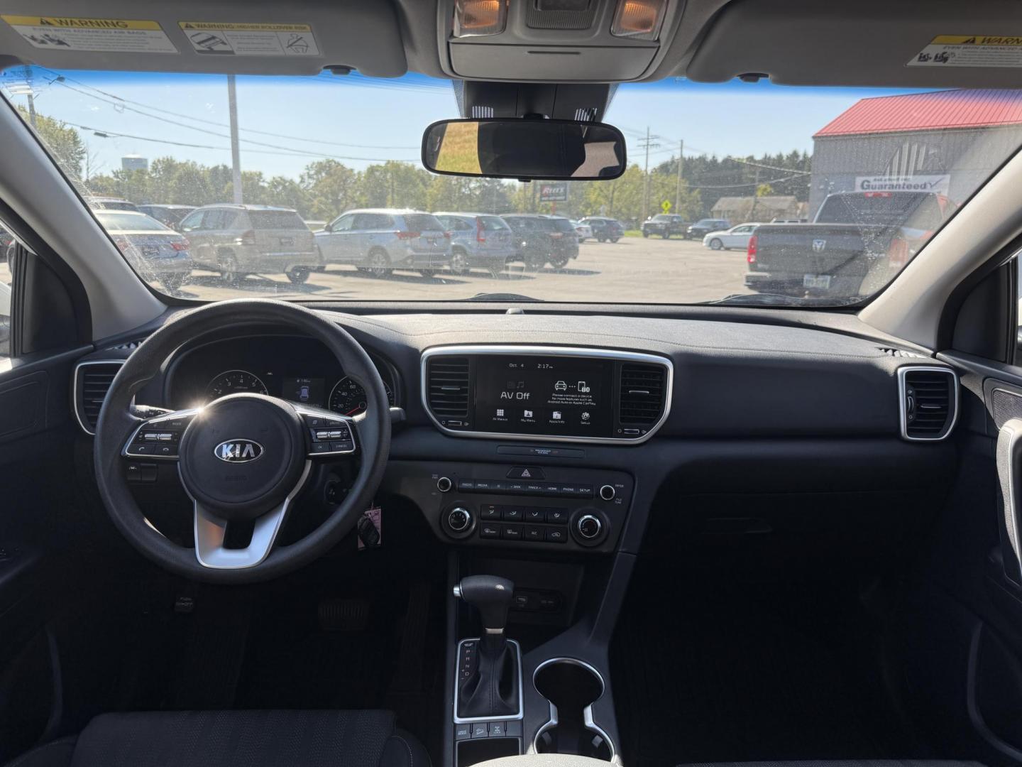 2020 White /Black Kia Sportage LX AWD (KNDPMCAC2L7) with an 2.4L I4 DOHC 24V engine, 6A transmission, located at 547 E. Main St., Orwell, OH, 44076, (440) 437-5893, 41.535435, -80.847855 - This One Owner 2020 Kia Sportage LX AWD is a versatile and well-equipped compact SUV designed to provide confidence and comfort in a wide range of driving conditions. Powered by a 2.4-liter I4 GDI engine paired with a 6-speed automatic transmission, this Sportage LX offers responsive acceleration an - Photo#29