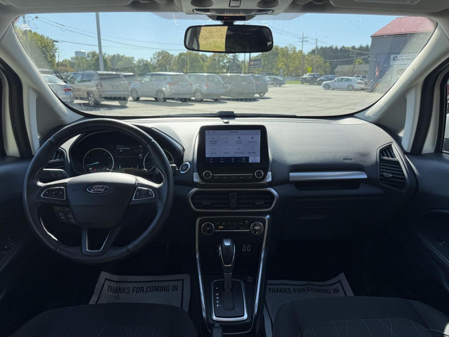 2020 White /Black Ford EcoSport SE AWD (MAJ6S3GL9LC) with an 2.0L I4 DOHC 16V engine, 6A transmission, located at 547 E. Main St., Orwell, OH, 44076, (440) 437-5893, 41.535435, -80.847855 - Discover comfort, technology, and versatility in this One Owner 2020 Ford EcoSport SE with All-Wheel Drive and a fuel-efficient 2.0L I4 Duratec engine. Enjoy smooth, responsive performance thanks to its 6-speed automatic transmission and achieve up to 29 MPG on the highway. Inside, you’ll find a w - Photo#39
