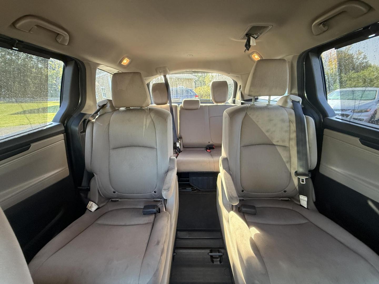 2019 Gray /Tan Honda Odyssey EX (5FNRL6H54KB) with an 3.5L V6 SOHC 24V engine, 9A transmission, located at 11115 Chardon Rd. , Chardon, OH, 44024, (440) 214-9705, 41.580246, -81.241943 - This 2019 Honda Odyssey EX is the ultimate family minivan, combining smart technology, advanced safety, and everyday comfort. Powered by a 3.5L Earth Dreams V6 engine and smooth 9-speed automatic transmission, it delivers up to 28 MPG on the highway for efficient road trips or daily drives. Inside, - Photo#29
