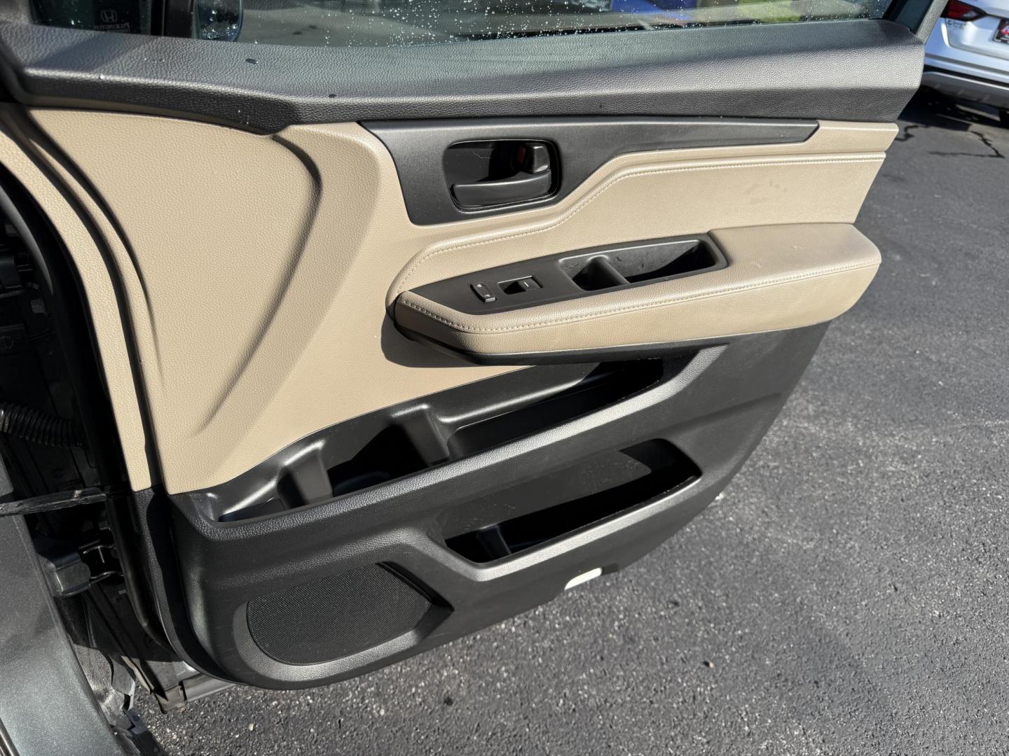 2019 Gray /Tan Honda Odyssey EX (5FNRL6H54KB) with an 3.5L V6 SOHC 24V engine, 9A transmission, located at 11115 Chardon Rd. , Chardon, OH, 44024, (440) 214-9705, 41.580246, -81.241943 - This 2019 Honda Odyssey EX is the ultimate family minivan, combining smart technology, advanced safety, and everyday comfort. Powered by a 3.5L Earth Dreams V6 engine and smooth 9-speed automatic transmission, it delivers up to 28 MPG on the highway for efficient road trips or daily drives. Inside, - Photo#41