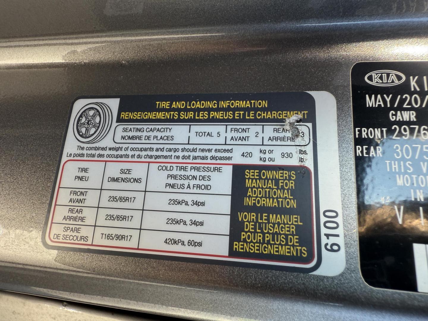 2017 Gray /Black Kia Sorento LX AWD (5XYPGDA32HG) with an 2.4L I4 DOHC 16V engine, 6A transmission, located at 547 E. Main St., Orwell, OH, 44076, (440) 437-5893, 41.535435, -80.847855 - Experience comfort, capability, and advanced technology with this 2017 Kia Sorento LX All-Wheel Drive! Powered by a fuel-efficient 2.4L GDI engine paired with a smooth 6-speed automatic transmission, the Sorento delivers confident performance and up to 25 MPG on the highway. The locking center diffe - Photo#19