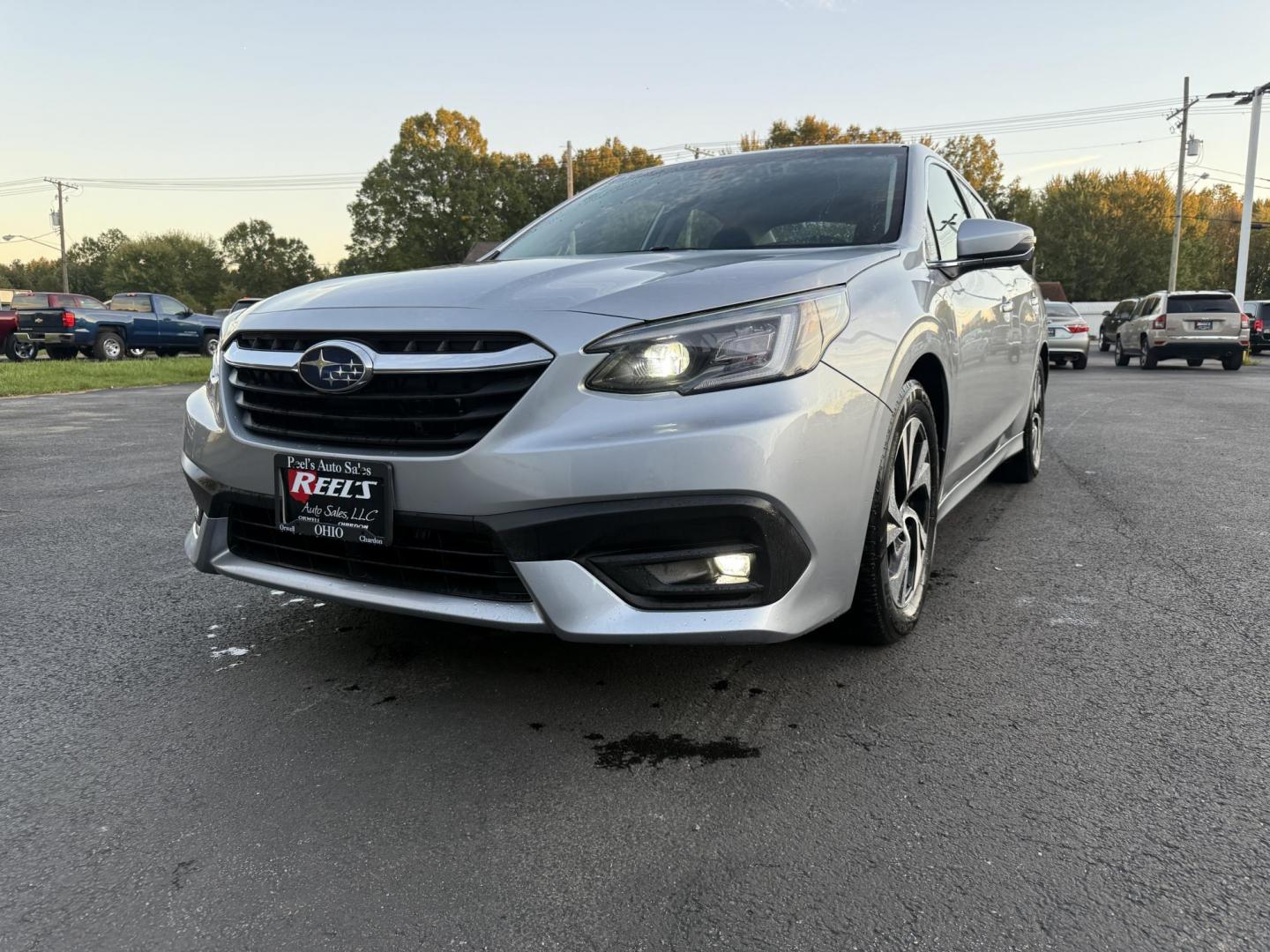 2020 Silver /Black Subaru Legacy Premium (4S3BWAE65L3) with an 2.5L H4 DOHC 16V engine, Automatic transmission, located at 547 E. Main St., Orwell, OH, 44076, (440) 437-5893, 41.535435, -80.847855 - 2020 Subaru Legacy Premium – Advanced Safety, Comfort, and All-Weather Confidence Drive with confidence and style in this well-equipped 2020 Subaru Legacy Premium! Powered by a reliable 2.5L H4 engine and Subaru’s renowned Symmetrical All-Wheel Drive, this sedan delivers excellent traction in a - Photo#0