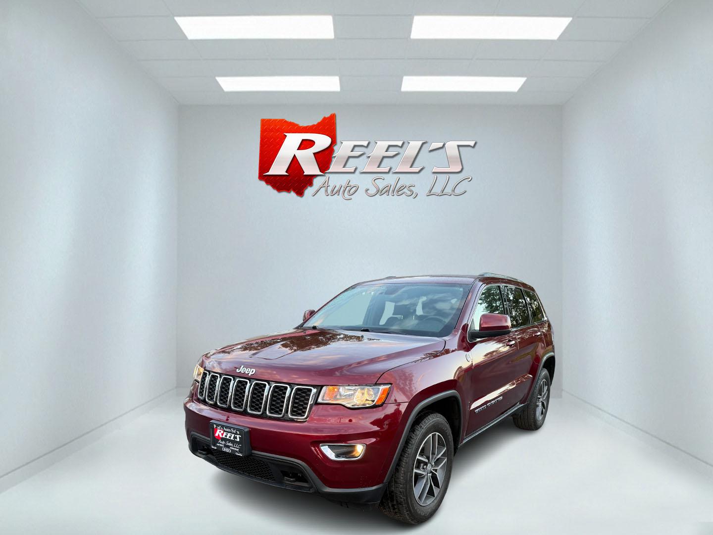 2018 Red /Black Jeep Grand Cherokee Laredo E 4WD (1C4RJFAG9JC) with an 3.6L V6 DOHC 24V engine, 8A transmission, located at 11115 Chardon Rd. , Chardon, OH, 44024, (440) 214-9705, 41.580246, -81.241943 - 2018 Jeep Grand Cherokee Laredo E – Trail Ready, Tech Loaded, and Built to Impress! Experience legendary Jeep capability and premium comfort with this 2018 Grand Cherokee Laredo E. Featuring the powerful and reliable 3.6L Pentastar V6 paired with an 8-speed automatic transmission, this SUV deliv - Photo#0