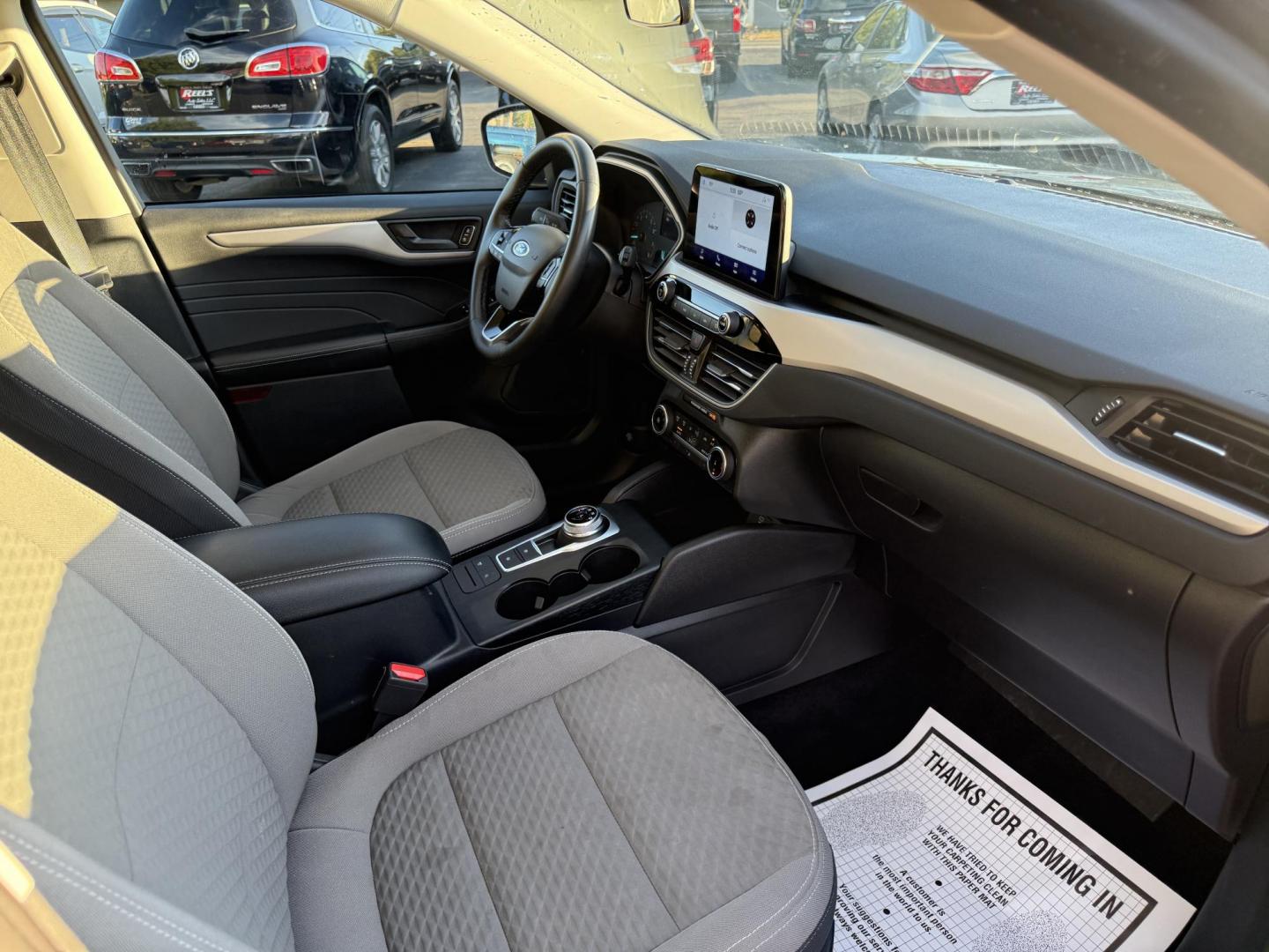2022 Gray /Gray Ford Escape SE AWD (1FMCU9G6XNU) with an 1.5L I3 DOHC 16V TURBO engine, 8-Speed Automatic transmission, located at 547 E. Main St., Orwell, OH, 44076, (440) 437-5893, 41.535435, -80.847855 - Experience modern versatility and comfort with this 2022 Ford Escape SE 4WD. Powered by an efficient turbocharged EcoBoost engine and 8-speed automatic transmission, this SUV offers impressive fuel economy—up to 31 MPG on the highway. The well-equipped interior features heated front seats, a heate - Photo#42