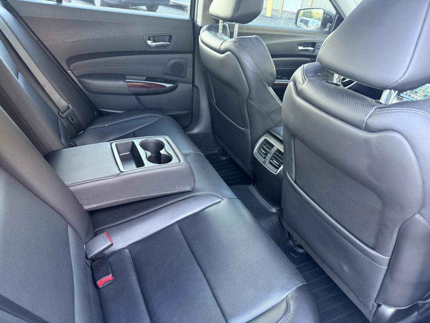 2016 White /Black Acura TLX 9-Spd AT SH-AWD w/Advance Package (19UUB3F78GA) with an 3.5L V6 SOHC 24V engine, 9A transmission, located at 547 E. Main St., Orwell, OH, 44076, (440) 437-5893, 41.535435, -80.847855 - Experience luxury and performance with this 2016 Acura TLX SH-AWD with Advance Package. Powered by a responsive 3.5L V6 engine and smooth 9-speed automatic transmission, this sedan delivers impressive acceleration—0 to 60 in just 5.7 seconds—while achieving up to 31 MPG on the highway. Enjoy a r - Photo#48