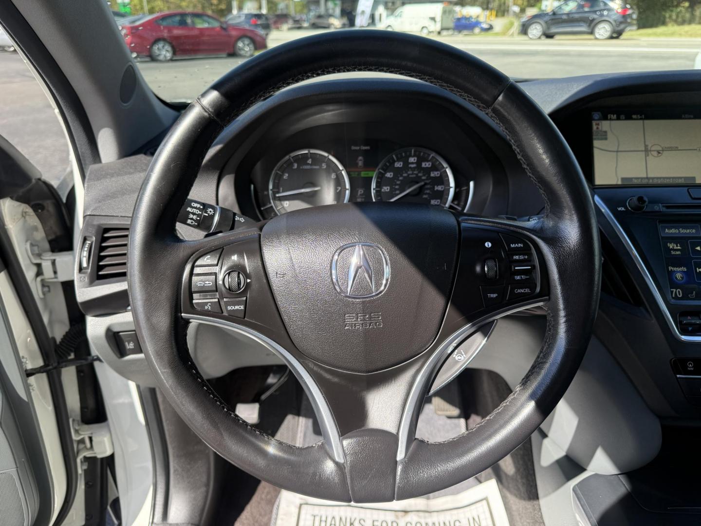 2016 White /Gray Acura MDX SH-AWD 9-Spd AT w/Tech Package (5FRYD4H47GB) with an 3.5L V6 SOHC 24V engine, 9-Speed Automatic transmission, located at 11115 Chardon Rd. , Chardon, OH, 44024, (440) 214-9705, 41.580246, -81.241943 - Step into luxury and versatility with this 2016 Acura MDX equipped with the Technology Package. Powered by a refined 3.5L V6 engine and smooth 9-speed automatic transmission, this SUV offers a sophisticated leather interior with power front seats, heated front seats, and tri-zone automatic climate c - Photo#29