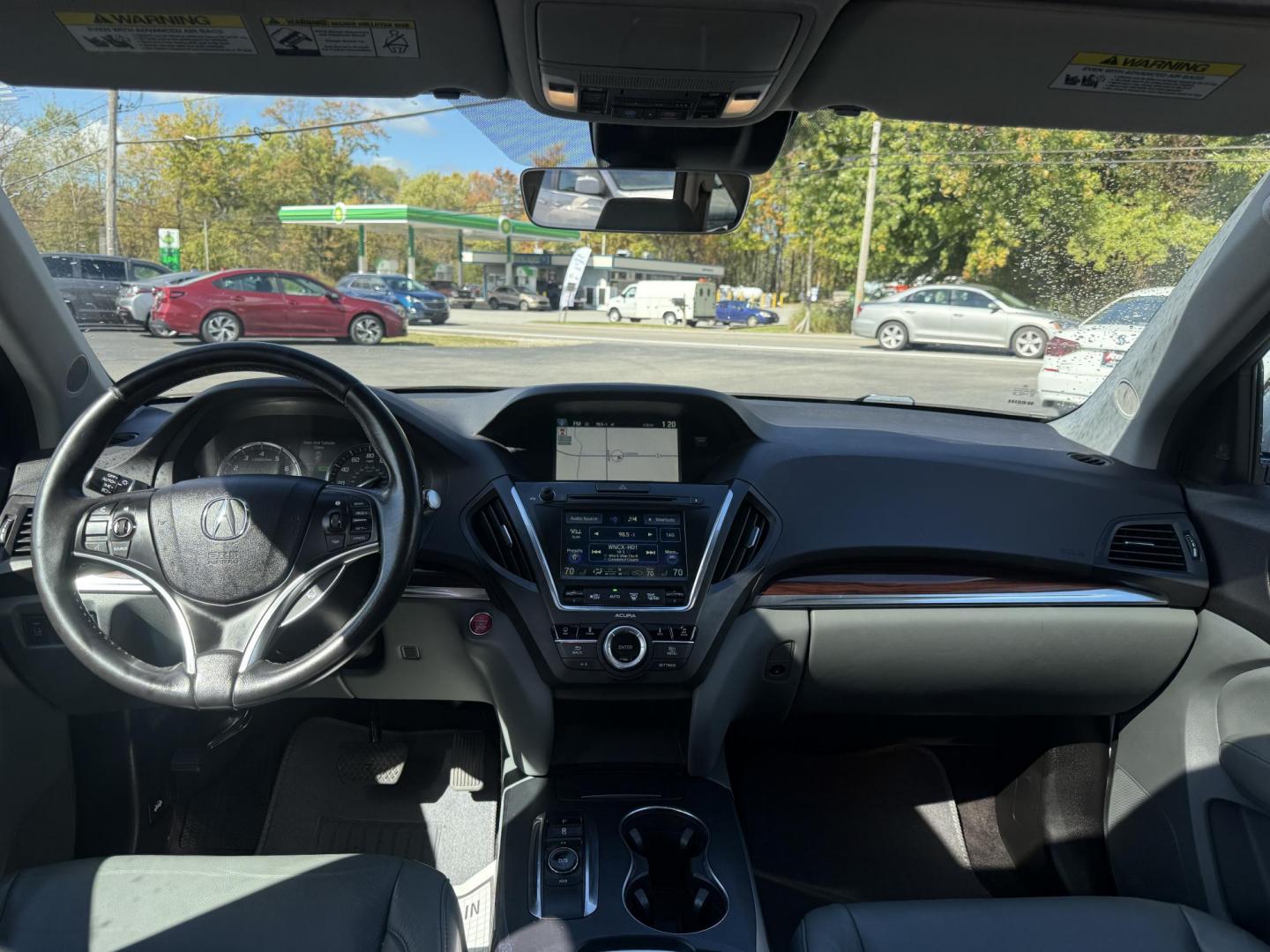 2016 White /Gray Acura MDX SH-AWD 9-Spd AT w/Tech Package (5FRYD4H47GB) with an 3.5L V6 SOHC 24V engine, 9-Speed Automatic transmission, located at 11115 Chardon Rd. , Chardon, OH, 44024, (440) 214-9705, 41.580246, -81.241943 - Step into luxury and versatility with this 2016 Acura MDX equipped with the Technology Package. Powered by a refined 3.5L V6 engine and smooth 9-speed automatic transmission, this SUV offers a sophisticated leather interior with power front seats, heated front seats, and tri-zone automatic climate c - Photo#41