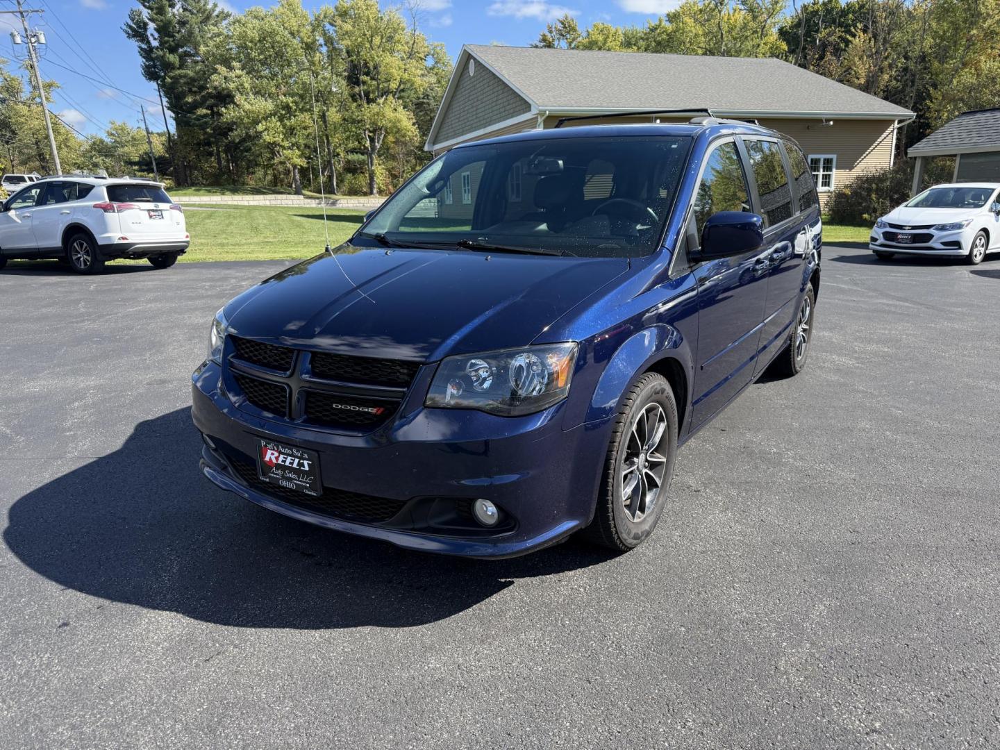 2017 Blue /Black Dodge Grand Caravan GT (2C4RDGEG0HR) with an 3.6L V6 DOHC 24V engine, 6A transmission, located at 547 E. Main St., Orwell, OH, 44076, (440) 437-5893, 41.535435, -80.847855 - Enjoy comfort, convenience, and versatility with this 2017 Dodge Grand Caravan GT. Powered by a reliable 3.6L Pentastar V6 engine and 6-speed automatic transmission, this minivan offers smooth performance and flex fuel capability for added efficiency. The stylish leather interior features power fron - Photo#0