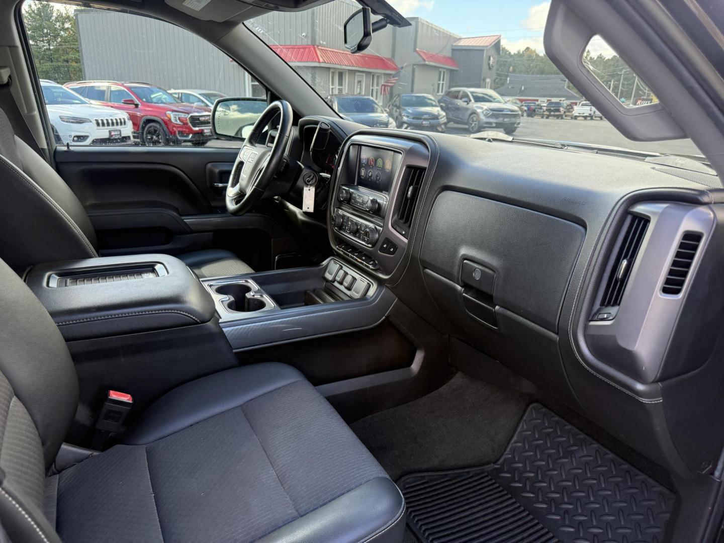 2016 Black /Black GMC Sierra 1500 SLE Double Cab 4WD (1GTV2MEC6GZ) with an 5.3L V8 OHV 16V engine, 6A transmission, located at 11115 Chardon Rd. , Chardon, OH, 44024, (440) 214-9705, 41.580246, -81.241943 - Get the perfect blend of power, capability, and comfort with this 2016 GMC Sierra 1500 SLE Double Cab All Terrain. Driven by a strong 5.3L EcoTec3 V8 engine and 6-speed automatic transmission, this truck boasts a 9,200-pound towing capacity, 3.42 gearing, and a G80 locking rear differential—ready - Photo#44
