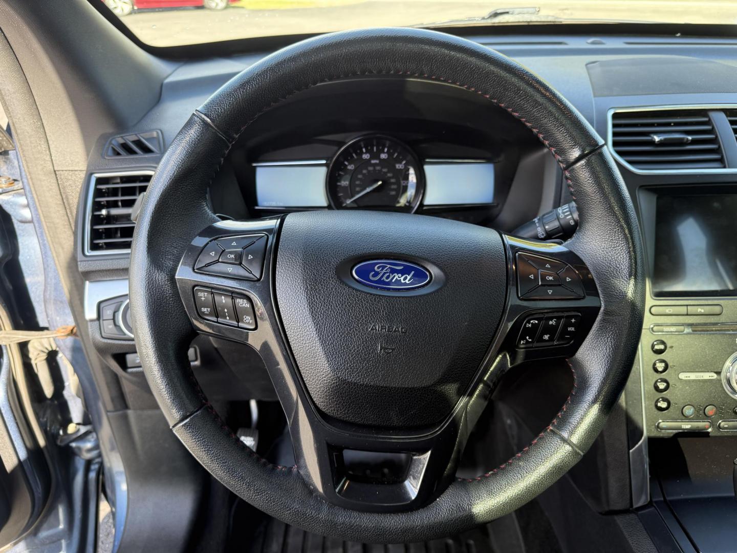 2018 Blue /Black Ford Explorer Sport 4WD (1FM5K8GT4JG) with an 3.5L V6 DOHC 24V TWIN TURBO engine, 6A transmission, located at 11115 Chardon Rd. , Chardon, OH, 44024, (440) 214-9705, 41.580246, -81.241943 - Experience thrilling performance and refined comfort in this 2018 Ford Explorer Sport 4WD. Powered by a 3.5L Twin Turbo EcoBoost V6 and a 6-speed automatic transmission, this SUV accelerates from 0 to 60 in just six seconds and offers a 5,000-pound towing capacity—perfect for adventure or family g - Photo#23