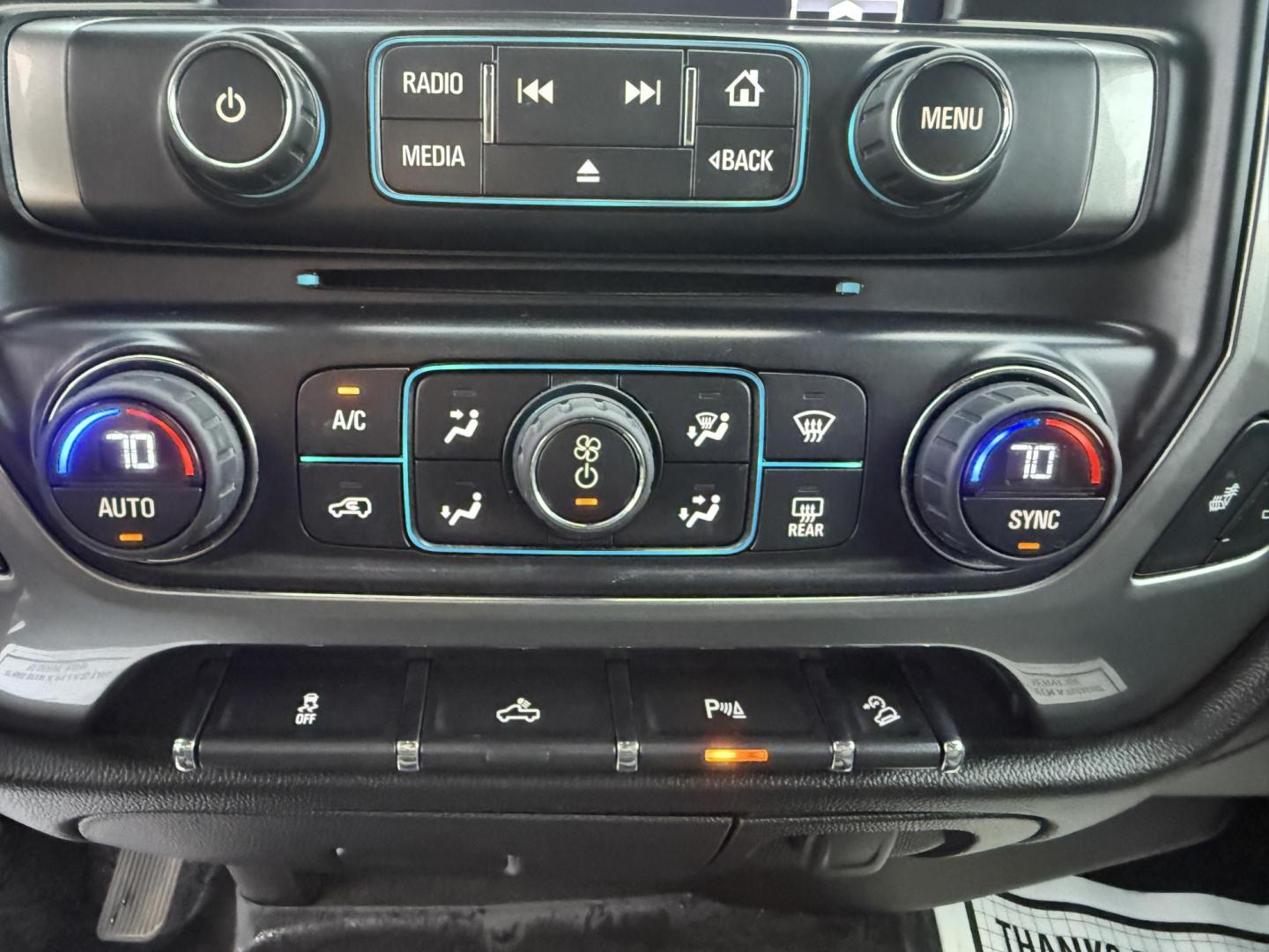 2015 Black /Black Chevrolet Silverado 1500 LT Z71 Double Cab 4WD (1GCVKREC5FZ) with an 5.3L V8 OHV 16V engine, 6-Speed Automatic transmission, located at 547 E. Main St., Orwell, OH, 44076, (440) 437-5893, 41.535435, -80.847855 - Tackle any road or job with this 2015 Chevrolet Silverado 1500 LT Z71 Double Cab 4WD. Powered by a capable 5.3L EcoTec3 V8 engine paired with a 6-speed automatic transmission and 3.42 gearing, this truck offers a robust 9,200-pound towing capacity. The Z71 Off Road Package and G80 locking rear diffe - Photo#35