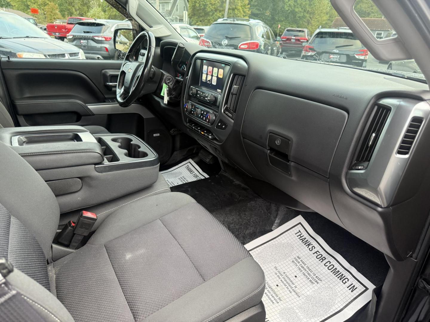 2015 Black /Black Chevrolet Silverado 1500 LT Z71 Double Cab 4WD (1GCVKREC5FZ) with an 5.3L V8 OHV 16V engine, 6-Speed Automatic transmission, located at 547 E. Main St., Orwell, OH, 44076, (440) 437-5893, 41.535435, -80.847855 - Tackle any road or job with this 2015 Chevrolet Silverado 1500 LT Z71 Double Cab 4WD. Powered by a capable 5.3L EcoTec3 V8 engine paired with a 6-speed automatic transmission and 3.42 gearing, this truck offers a robust 9,200-pound towing capacity. The Z71 Off Road Package and G80 locking rear diffe - Photo#46