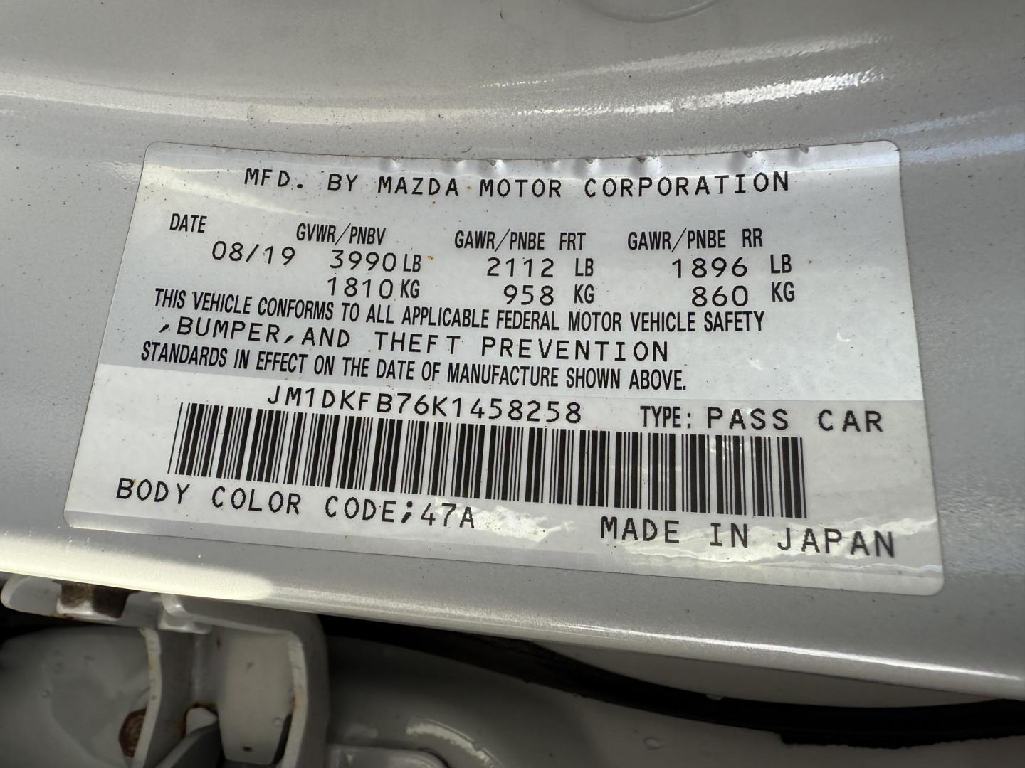 2019 Silver /Black Mazda CX-3 Sport AWD (JM1DKFB76K1) with an 2.0L I4 DOHC 16V engine, 6A transmission, located at 11115 Chardon Rd. , Chardon, OH, 44024, (440) 214-9705, 41.580246, -81.241943 - Enjoy sporty performance and modern convenience with this One Owner 2019 Mazda CX-3 Sport AWD. Powered by an efficient 2.0L I4 engine and a 6-speed automatic transmission, this crossover delivers agile handling, available sport mode, and up to 32 MPG on the highway. Safety and peace of mind come sta - Photo#18