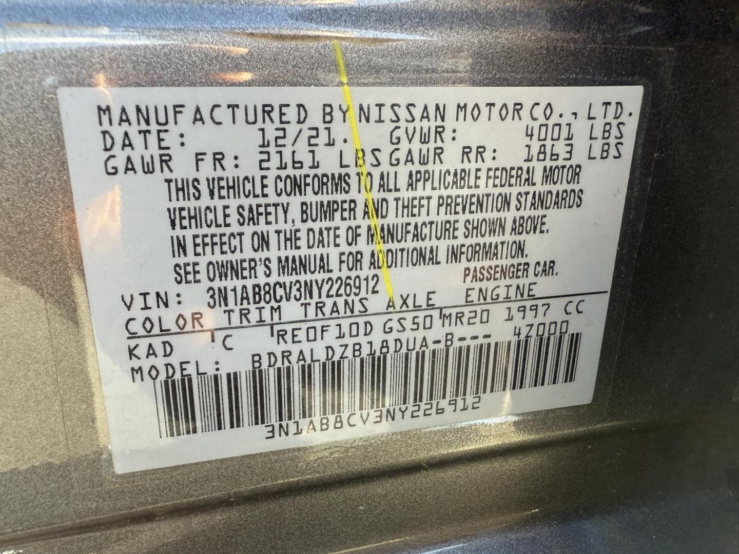 2022 Gray /Brown Nissan Sentra SV (3N1AB8CV3NY) with an 1.8L I4 SFI DOHC 16V engine, Automatic transmission, located at 547 E. Main St., Orwell, OH, 44076, (440) 437-5893, 41.535435, -80.847855 - Upgrade your daily drive with this 2022 Nissan Sentra SV, featuring the desirable SV Premium Package. Enjoy impressive efficiency with a 2.0L I4 engine delivering up to 39 MPG on the highway and 33 MPG combined. The refined interior boasts leather seating, a power driver’s seat, heated front seats - Photo#18