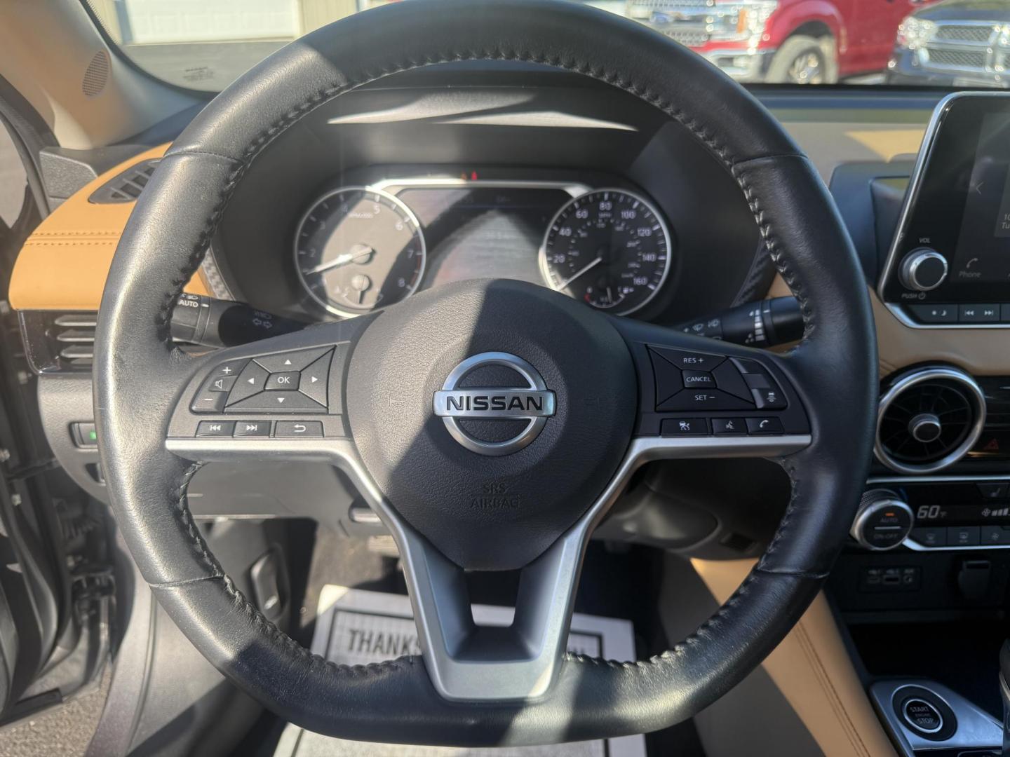 2022 Gray /Brown Nissan Sentra SV (3N1AB8CV3NY) with an 1.8L I4 SFI DOHC 16V engine, Automatic transmission, located at 547 E. Main St., Orwell, OH, 44076, (440) 437-5893, 41.535435, -80.847855 - Upgrade your daily drive with this 2022 Nissan Sentra SV, featuring the desirable SV Premium Package. Enjoy impressive efficiency with a 2.0L I4 engine delivering up to 39 MPG on the highway and 33 MPG combined. The refined interior boasts leather seating, a power driver’s seat, heated front seats - Photo#25