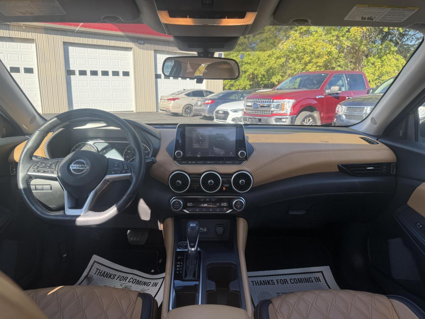 2022 Gray /Brown Nissan Sentra SV (3N1AB8CV3NY) with an 1.8L I4 SFI DOHC 16V engine, Automatic transmission, located at 547 E. Main St., Orwell, OH, 44076, (440) 437-5893, 41.535435, -80.847855 - Upgrade your daily drive with this 2022 Nissan Sentra SV, featuring the desirable SV Premium Package. Enjoy impressive efficiency with a 2.0L I4 engine delivering up to 39 MPG on the highway and 33 MPG combined. The refined interior boasts leather seating, a power driver’s seat, heated front seats - Photo#37