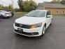 2018 White /Black Volkswagen Passat S (1VWAA7A3XJC) with an 2.0L I4 DOHC 16V Turbo engine, 6A transmission, located at 11115 Chardon Rd. , Chardon, OH, 44024, (440) 214-9705, 41.580246, -81.241943 - Experience comfort and efficiency in this 2018 Volkswagen Passat S. Equipped with a turbocharged 2.0L TSI engine and 6-speed automatic transmission, this sedan delivers a smooth ride and outstanding fuel economy—up to 36 MPG on the highway. Enjoy peace of mind with advanced safety features like bl - Photo#0