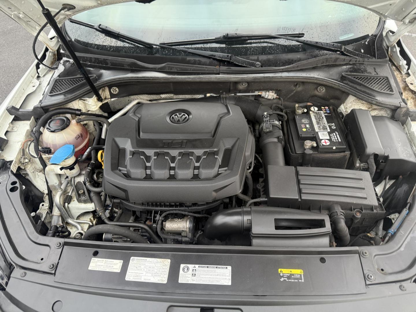 2018 White /Black Volkswagen Passat S (1VWAA7A3XJC) with an 2.0L I4 DOHC 16V Turbo engine, 6A transmission, located at 11115 Chardon Rd. , Chardon, OH, 44024, (440) 214-9705, 41.580246, -81.241943 - Experience comfort and efficiency in this 2018 Volkswagen Passat S. Equipped with a turbocharged 2.0L TSI engine and 6-speed automatic transmission, this sedan delivers a smooth ride and outstanding fuel economy—up to 36 MPG on the highway. Enjoy peace of mind with advanced safety features like bl - Photo#14