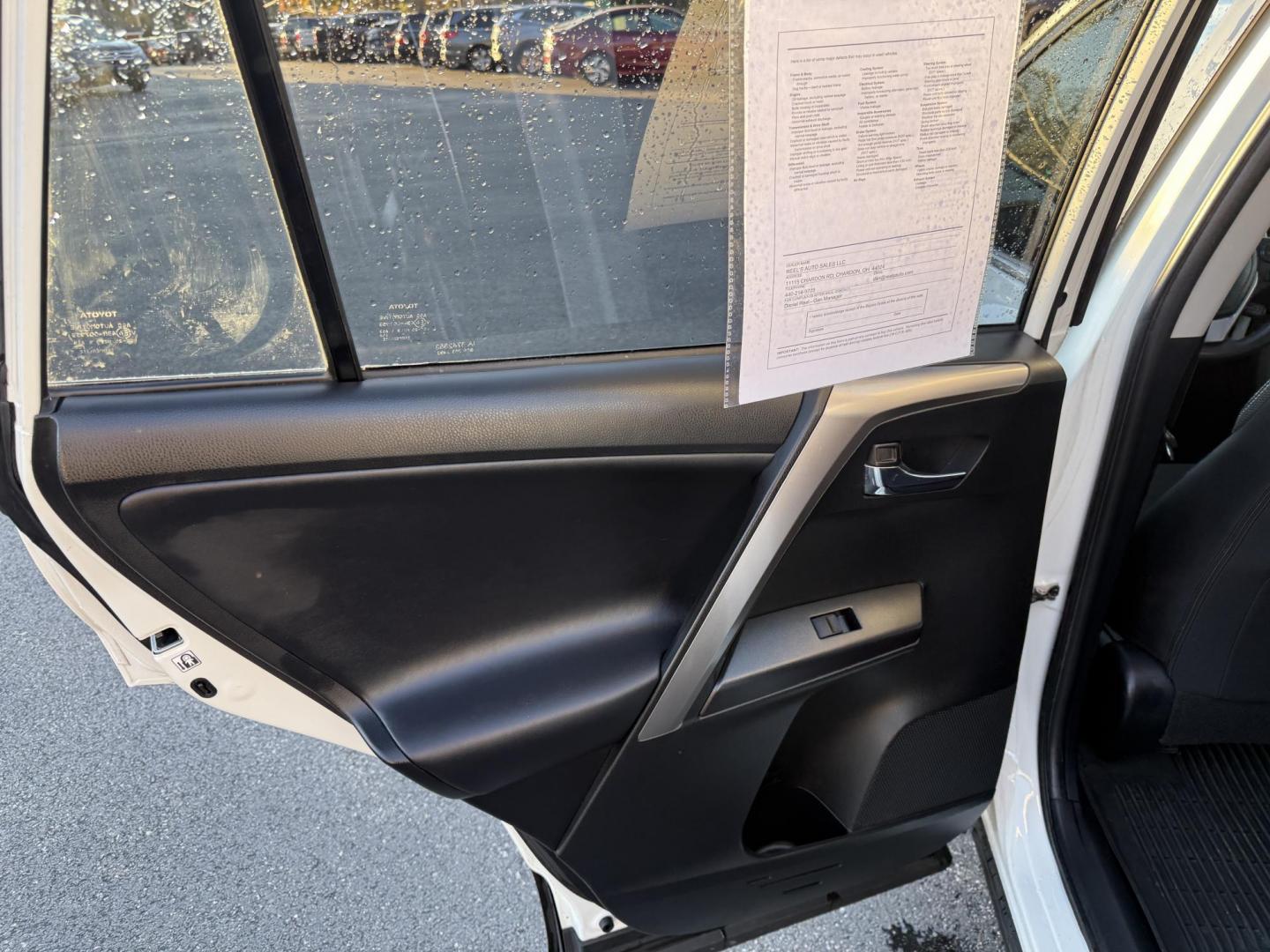 2017 White /Black Toyota RAV4 XLE AWD (JTMRFREV9HJ) with an 2.5LI4 DOHC 16V engine, 6A transmission, located at 11115 Chardon Rd. , Chardon, OH, 44024, (440) 214-9705, 41.580246, -81.241943 - 2017 Toyota RAV4 XLE AWD – Efficient, Smart, and Ready for Adventure Take on any journey with confidence in this 2017 Toyota RAV4 XLE AWD. Powered by a fuel-efficient 2.5L I4 engine and 6-speed automatic transmission, this SUV delivers 28 MPG on the highway, while Sport and ECO modes let you ta - Photo#35