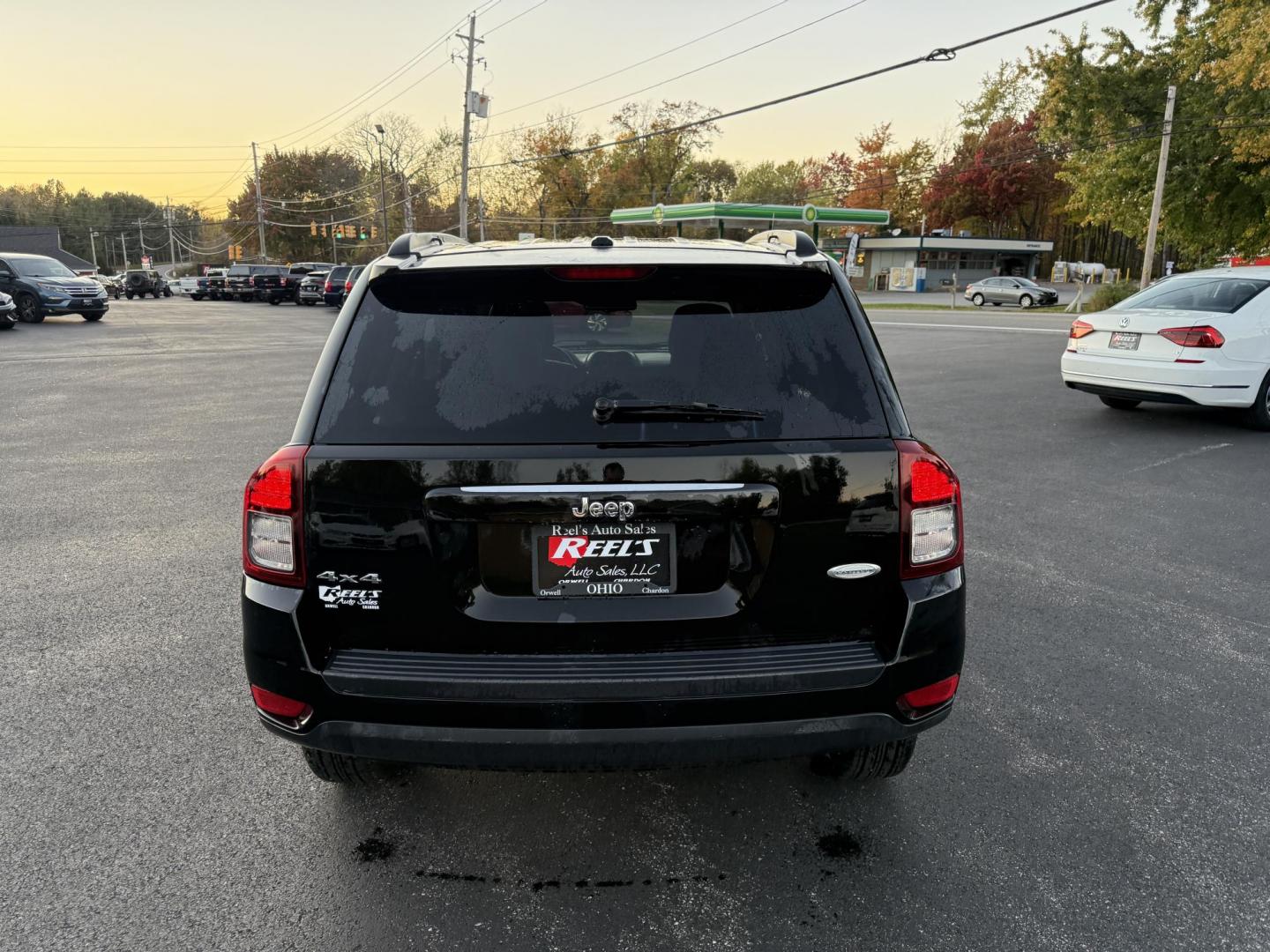 2015 Black /Black Jeep Compass Latitude 4WD (1C4NJDEB4FD) with an 2.4L I4 DOHC 16V engine, 6-Speed Automatic transmission, located at 11115 Chardon Rd. , Chardon, OH, 44024, (440) 214-9705, 41.580246, -81.241943 - Photo#8
