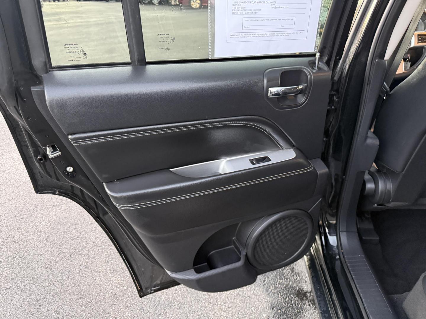 2015 Black /Black Jeep Compass Latitude 4WD (1C4NJDEB4FD) with an 2.4L I4 DOHC 16V engine, 6-Speed Automatic transmission, located at 11115 Chardon Rd. , Chardon, OH, 44024, (440) 214-9705, 41.580246, -81.241943 - Photo#30