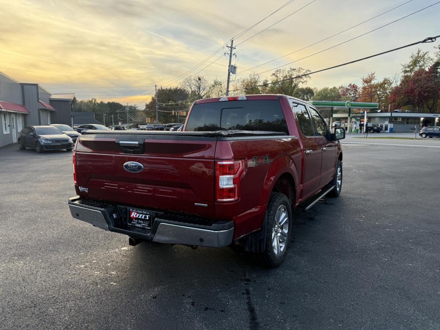 2019 Red /Gray Ford F-150 XLT SuperCrew 5.5-ft. Bed 4WD (1FTEW1E43KF) with an 3.5L V6 Twin Turbo engine, 10 Speed Automatic Transmission transmission, located at 11115 Chardon Rd. , Chardon, OH, 44024, (440) 214-9705, 41.580246, -81.241943 - Photo#7