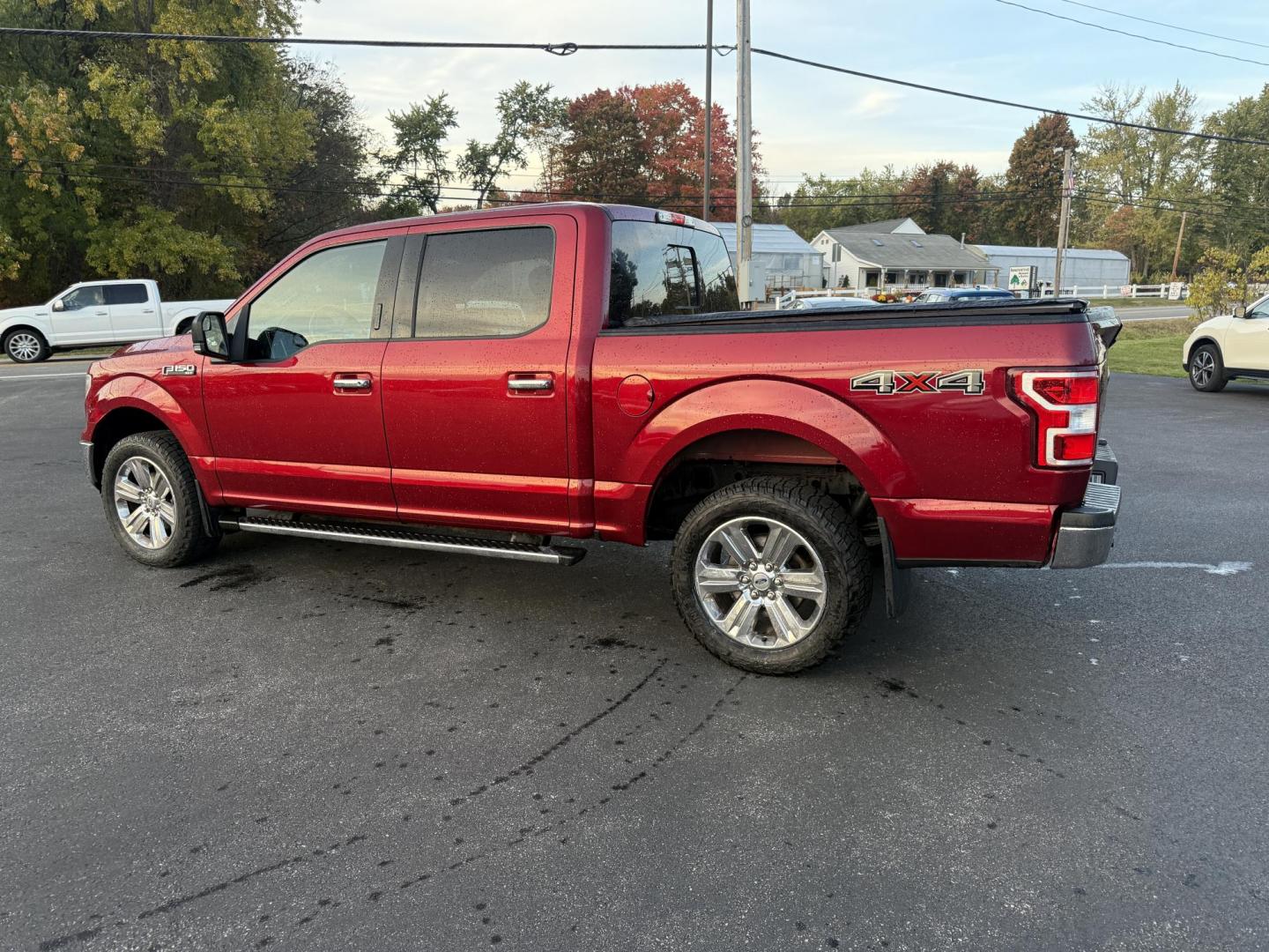 2019 Red /Gray Ford F-150 XLT SuperCrew 5.5-ft. Bed 4WD (1FTEW1E43KF) with an 3.5L V6 Twin Turbo engine, 10 Speed Automatic Transmission transmission, located at 11115 Chardon Rd. , Chardon, OH, 44024, (440) 214-9705, 41.580246, -81.241943 - Photo#12