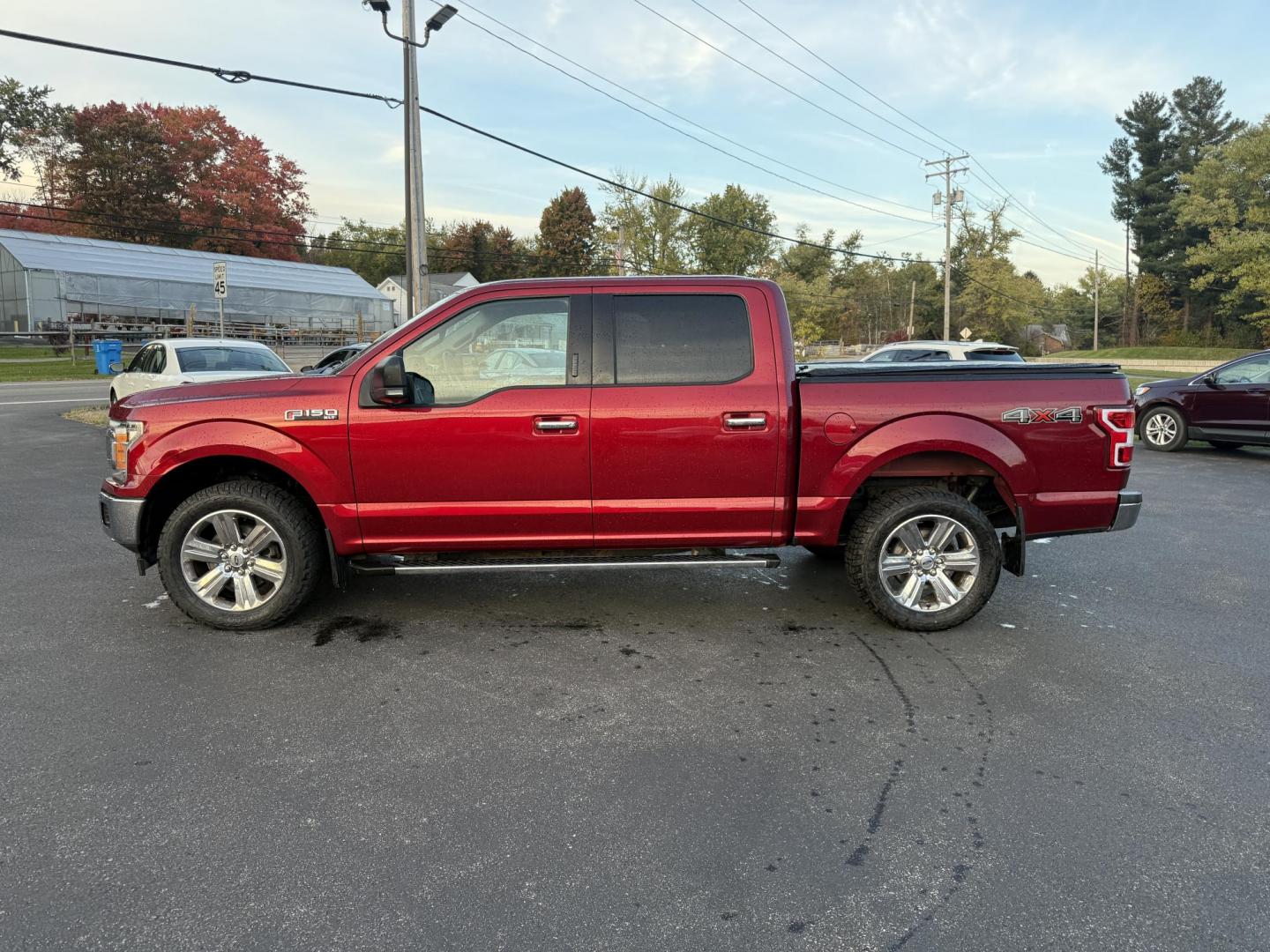 2019 Red /Gray Ford F-150 XLT SuperCrew 5.5-ft. Bed 4WD (1FTEW1E43KF) with an 3.5L V6 Twin Turbo engine, 10 Speed Automatic Transmission transmission, located at 11115 Chardon Rd. , Chardon, OH, 44024, (440) 214-9705, 41.580246, -81.241943 - Photo#14