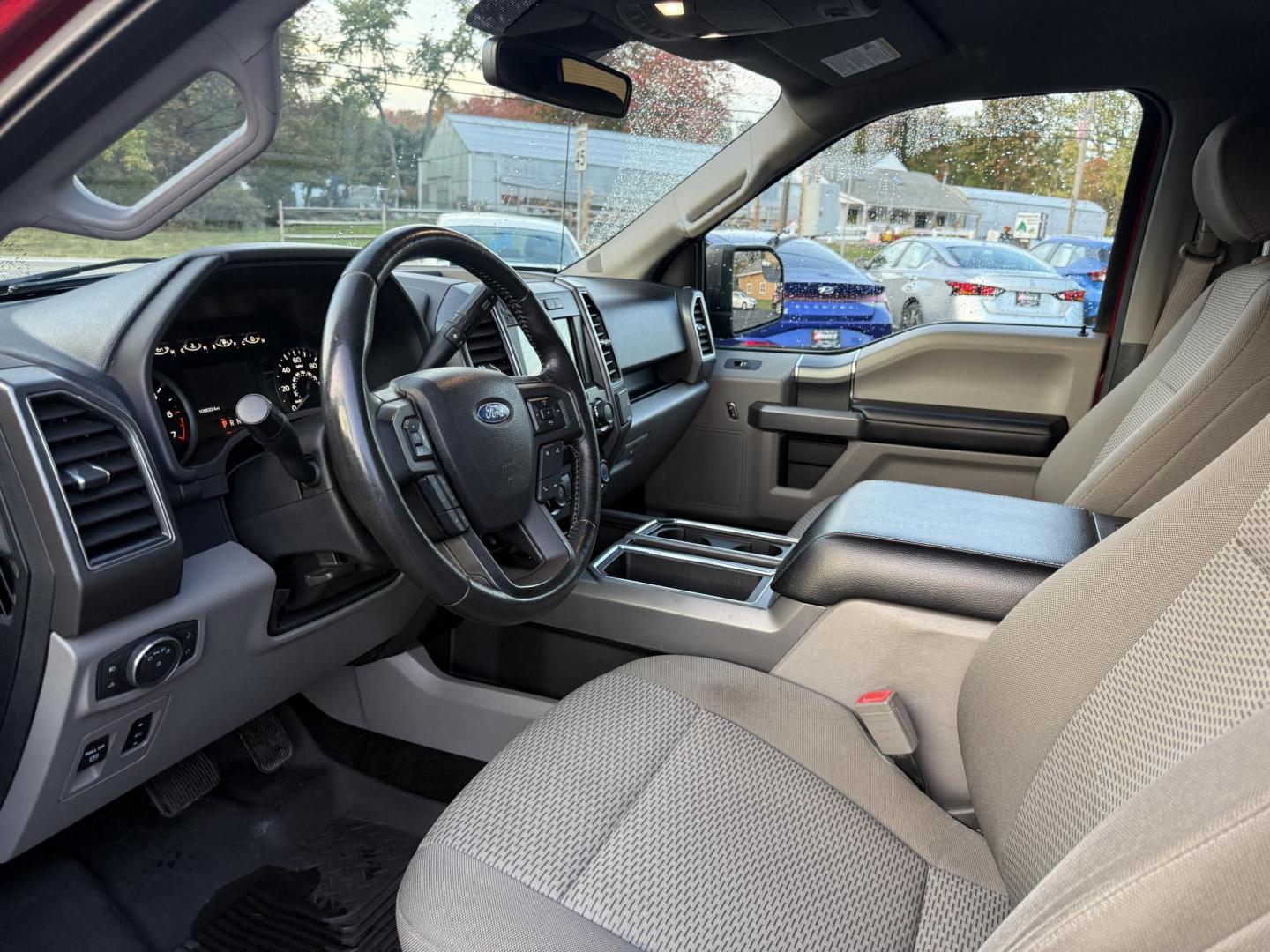 2019 Red /Gray Ford F-150 XLT SuperCrew 5.5-ft. Bed 4WD (1FTEW1E43KF) with an 3.5L V6 Twin Turbo engine, 10 Speed Automatic Transmission transmission, located at 11115 Chardon Rd. , Chardon, OH, 44024, (440) 214-9705, 41.580246, -81.241943 - Photo#17