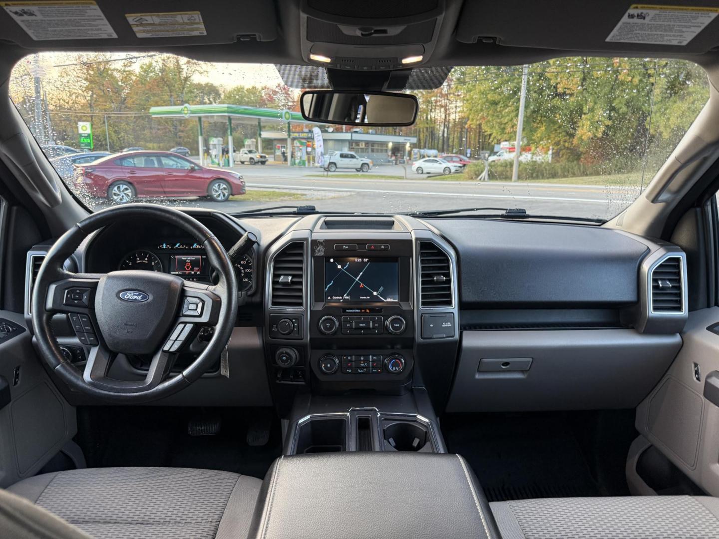 2019 Red /Gray Ford F-150 XLT SuperCrew 5.5-ft. Bed 4WD (1FTEW1E43KF) with an 3.5L V6 Twin Turbo engine, 10 Speed Automatic Transmission transmission, located at 11115 Chardon Rd. , Chardon, OH, 44024, (440) 214-9705, 41.580246, -81.241943 - Photo#45