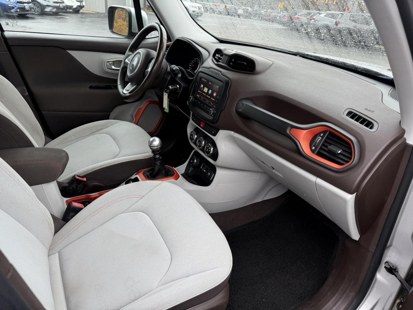 2015 Silver /Gray Jeep Renegade Latitude 4X4 (ZACCJBBH0FP) with an 1.4L I4 DOHC 16V TURBO engine, 6 Speed Manual transmission, located at 11115 Chardon Rd. , Chardon, OH, 44024, (440) 214-9705, 41.580246, -81.241943 - BRAND NEW CLUTH – 2015 Jeep Renegade Latitude 4WD – Adventure-Ready, Efficient, and Packed with Features Embrace every adventure with this 2015 Jeep Renegade Latitude 4WD. Powered by a spirited 1.4L MultiAir Turbo engine and paired with a 6-speed manual transmission, this Renegade offers an e - Photo#38