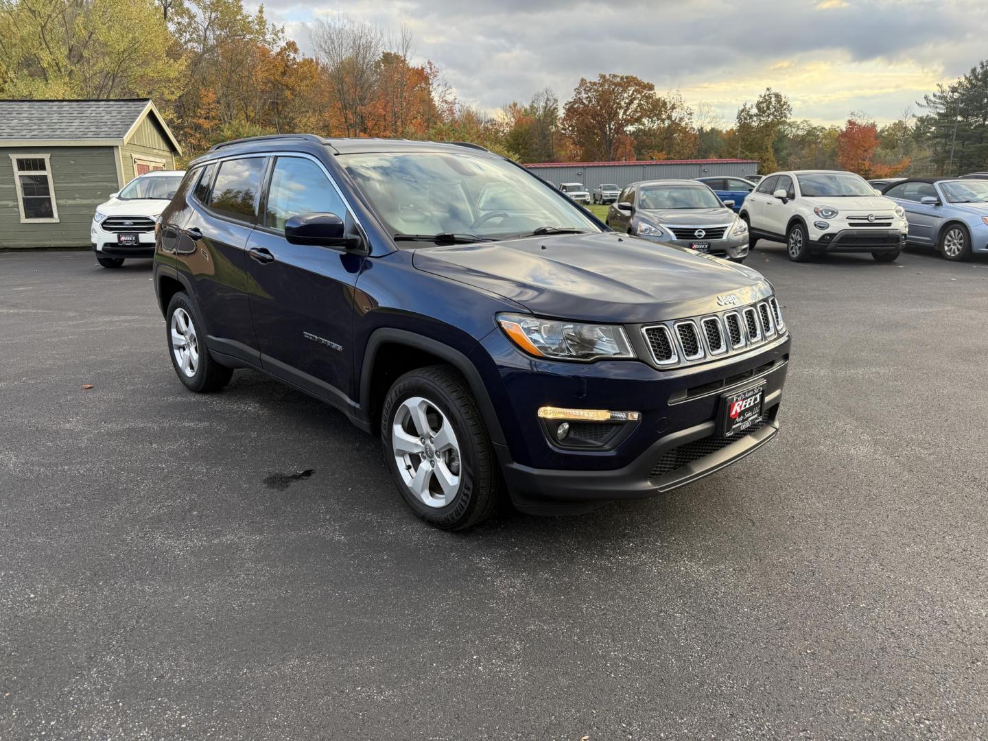 2019 Blue /White Jeep Compass Latitude 4WD (3C4NJDBB6KT) with an 2.4L I4 DOHC 16V engine, Automatic transmission, located at 11115 Chardon Rd. , Chardon, OH, 44024, (440) 214-9705, 41.580246, -81.241943 - 2019 Jeep Compass Latitude 4WD – Versatile, Comfortable, and Adventure-Ready Explore new roads with confidence in this 2019 Jeep Compass Latitude 4WD. Powered by a fuel-efficient 2.4L I4 MultiAir engine, you’ll enjoy up to 30 MPG highway while benefiting from Jeep’s legendary 4WD capability - Photo#2